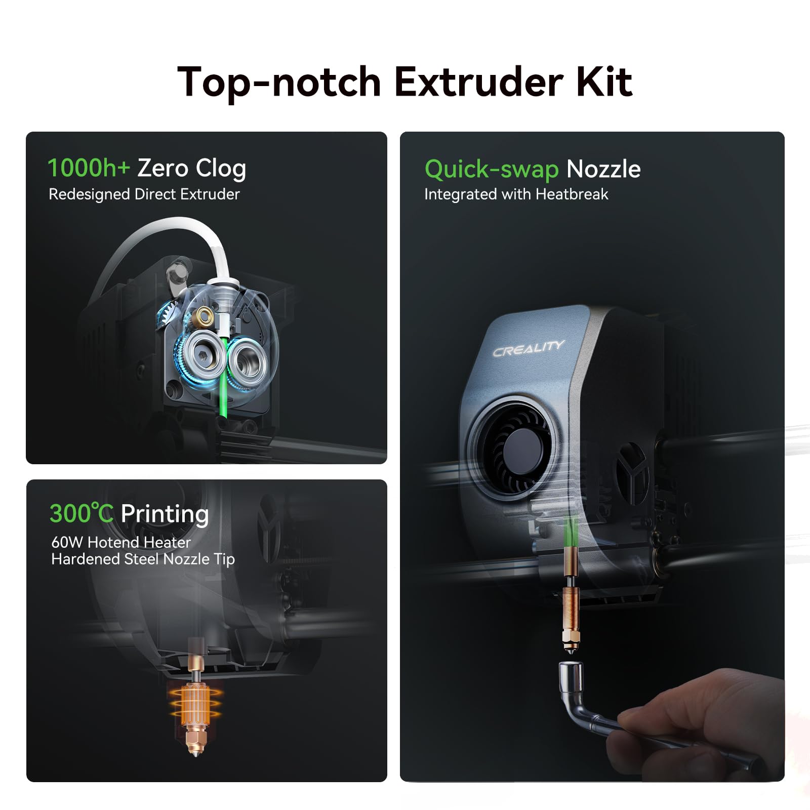 Creality Ender 3 V3 3D Printer Fully Assembled - 600mm/s High Speed, CoreXZ Metal Build, 300℃ Hotend, Auto-Leveling | Perfect for Beginners, DIY Projects, Home & Office Use | Print Size 8.66x8.66x9.84 in