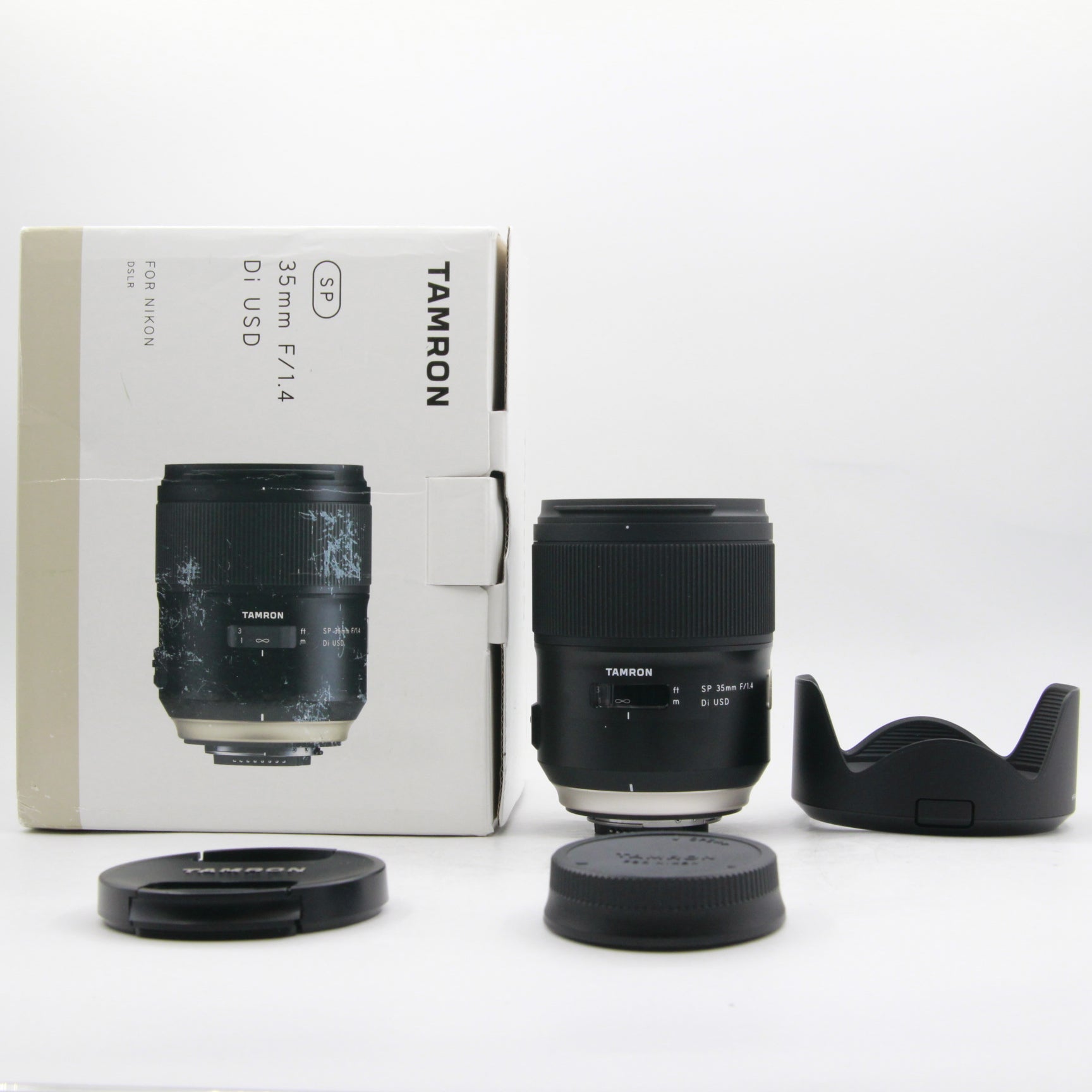 Tamron SP 35mm f/1.4 Di USD Lens for Nikon F - Open Box Excellent Condition - Perfect for Portrait, Low Light & Street Photography