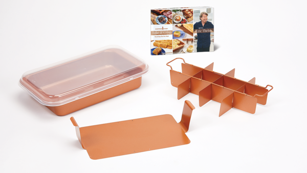 Copper Chef Nonstick Bakeware Set - 5-Piece Oven Safe Baking Pans for Crispy & Even Cooking - Perfect for Cookies, Cakes, Roasting Veggies & Family Meals