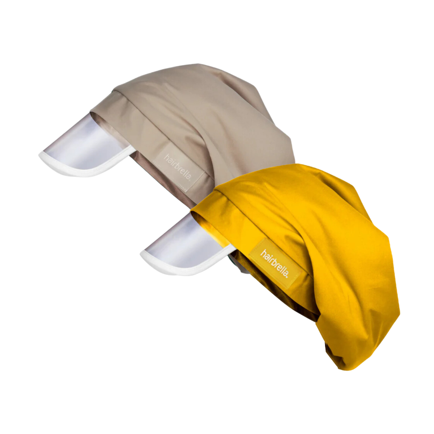 Hairbrella Classic Satin Lined Rain Hat Bundle (2 Pack) - Waterproof & Stylish Hair Protection for Women - Perfect for Rainy Days, Commuting & Outdoor Activities