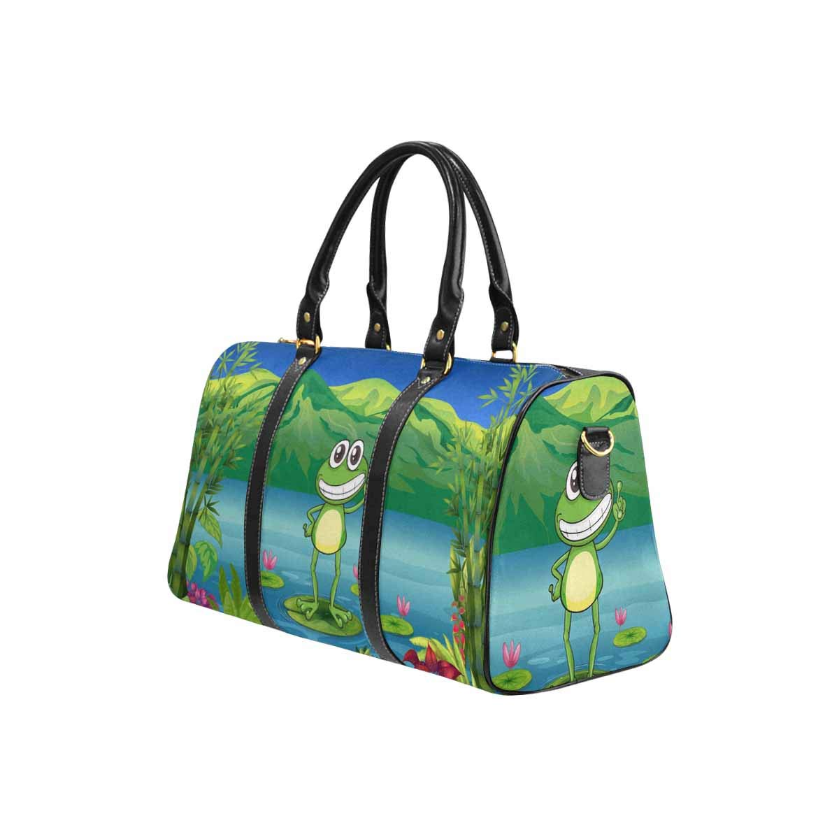 InterestPrint Frog Prince Travel Garment Bag for Weekend Getaways