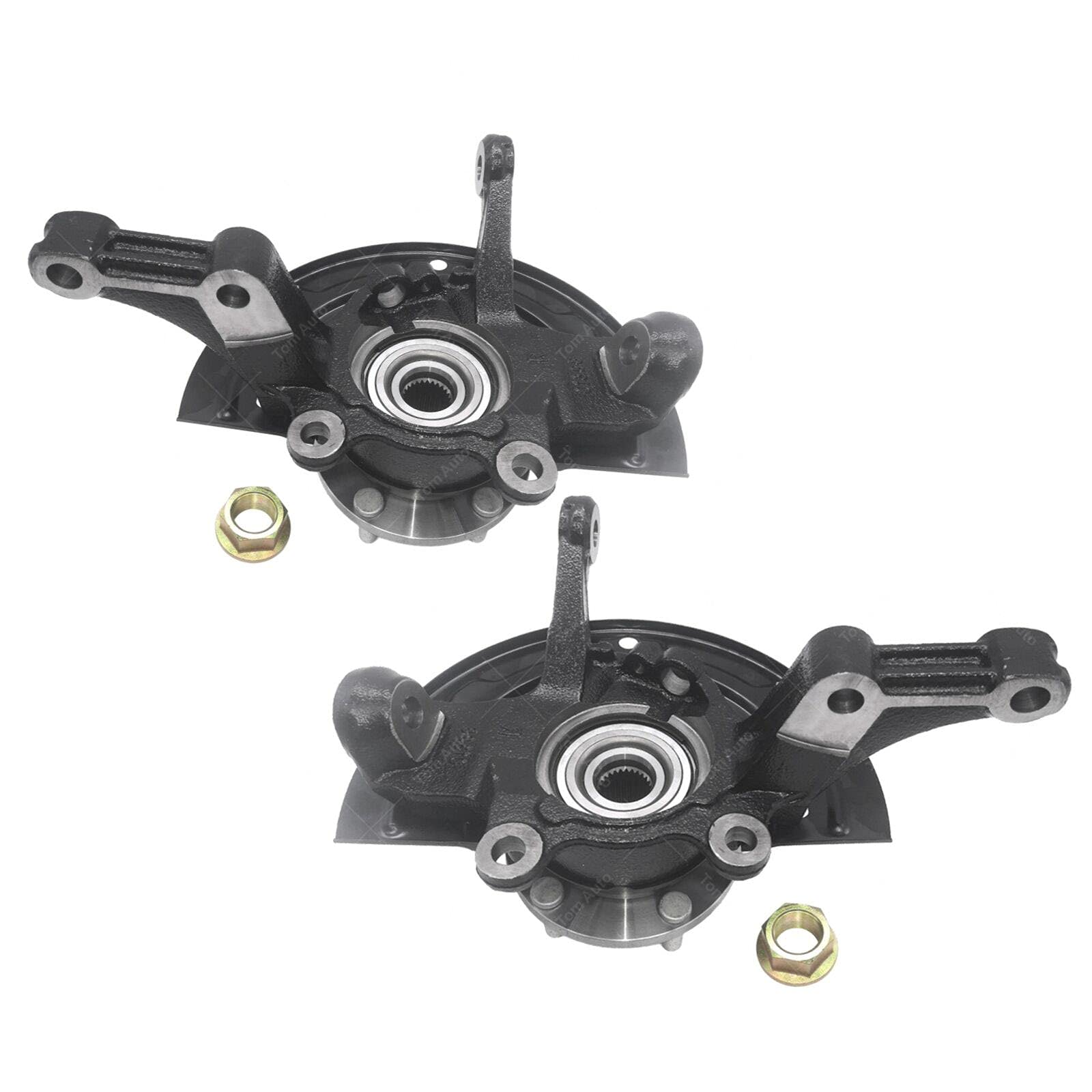 Tom - Front Left & Right Wheel Hub Bearing Steering Knuckle Assembly for 2002-2006 Nissan Altima 2.5L - Replaces 698-379 & 698-378 - Perfect for DIY Repairs & Smooth Ride Maintenance