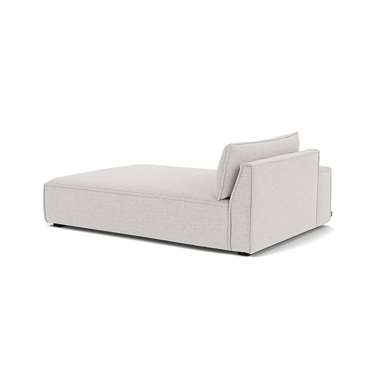Daphne Fabric 1-Seater Left Chaise Modular Sofa - Modern Living Room Furniture for Small Spaces & Apartments