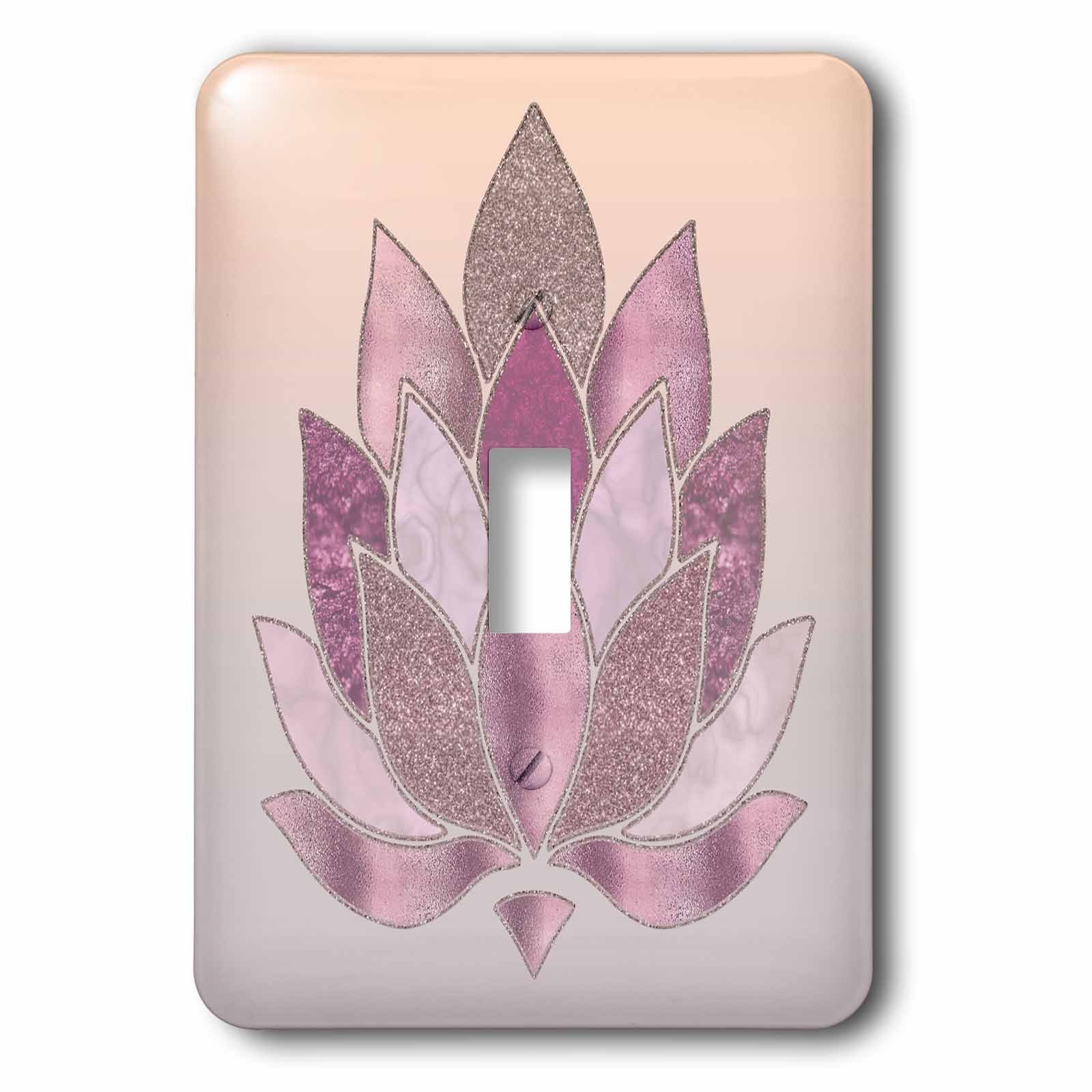 3D Rose Light Switch Cover - Decorative for Home & Office