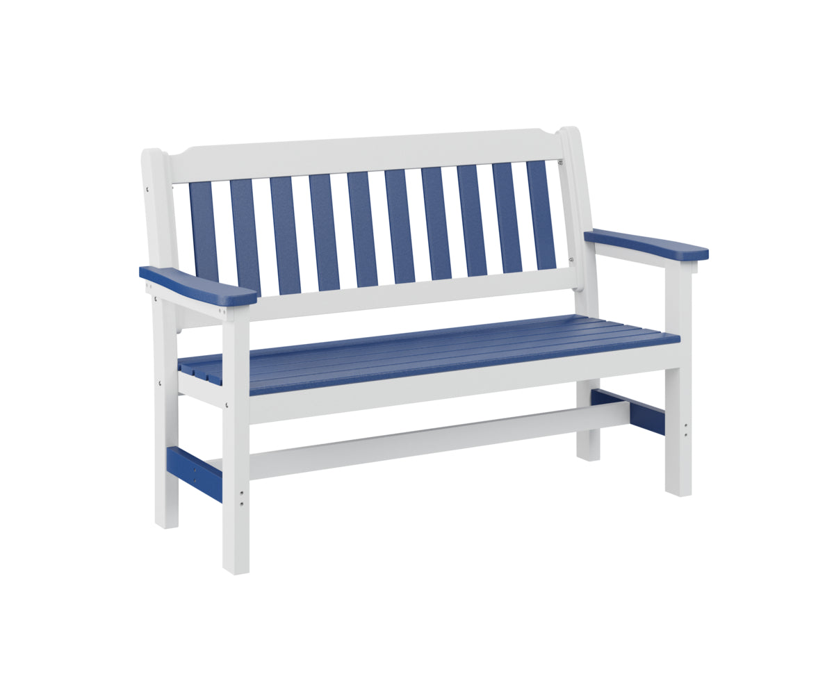 Berlin Gardens Outdoor Garden Bench - Heavy Duty Weather-Resistant Wooden Bench for Patio, Backyard, and Garden Seating - Perfect for Relaxing and Entertaining Guests
