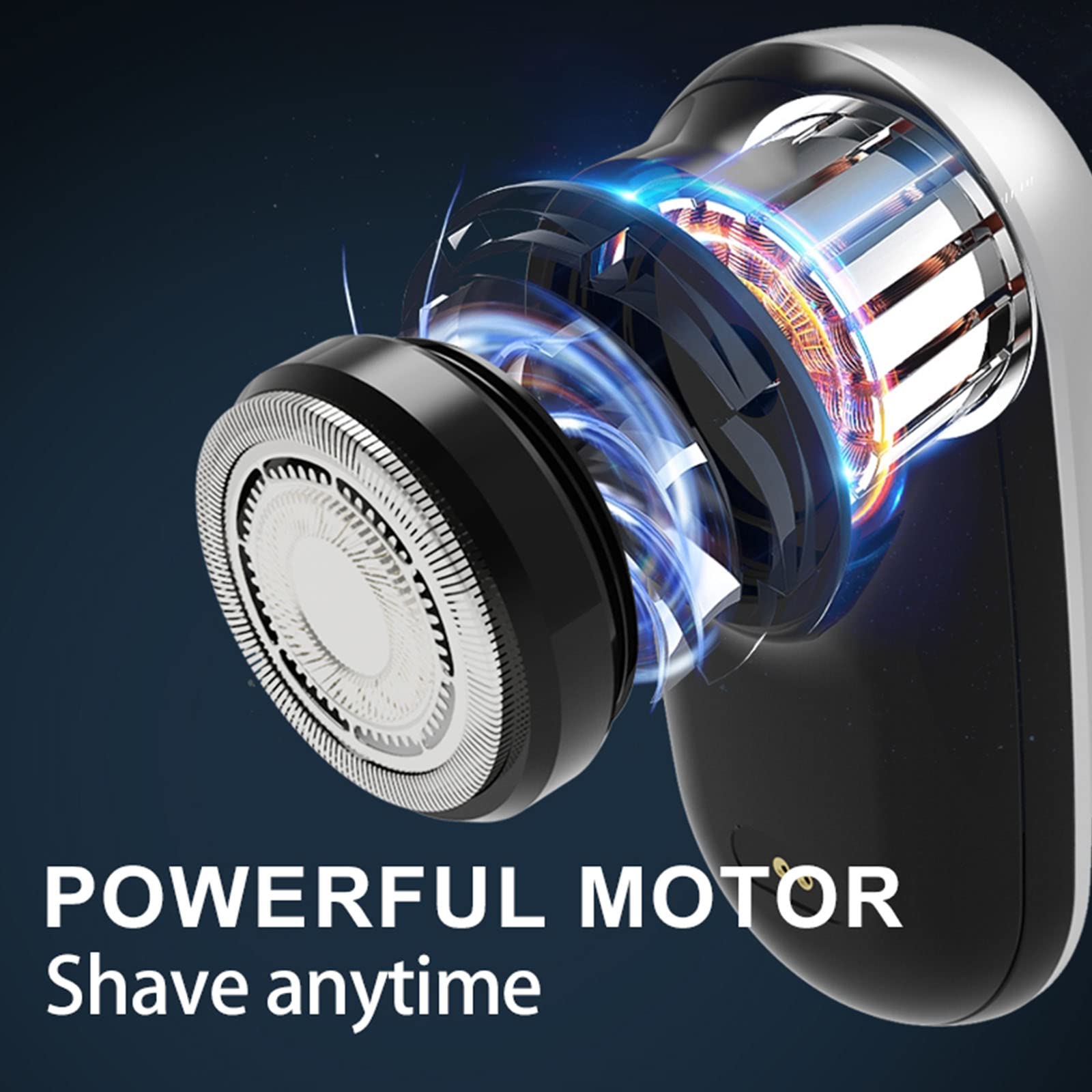 Premium Waterproof Electric Shaver for Men - Rechargeable Travel Beard Trimmer with Powerful Motor | Perfect for Home, Gym & Business Trips