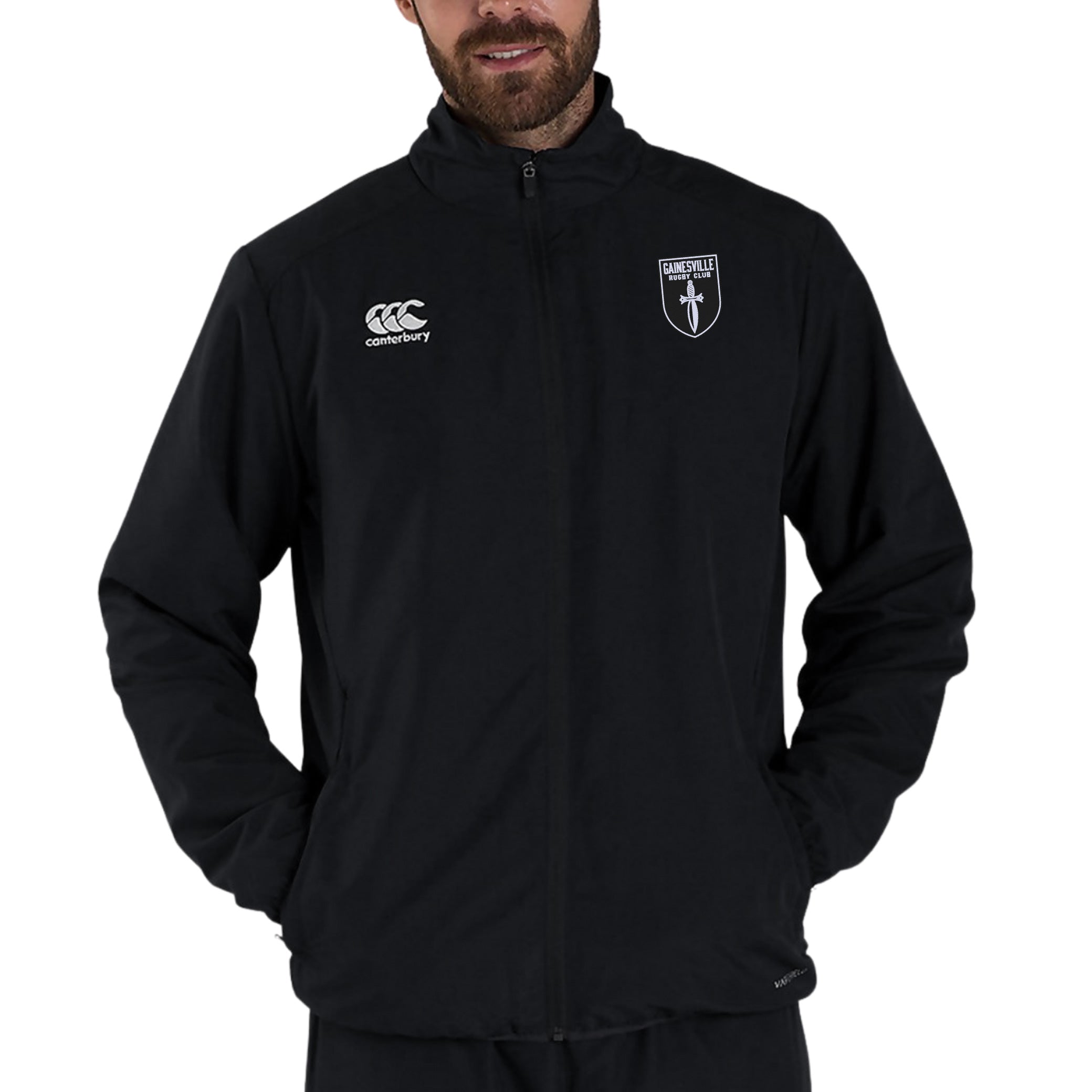 Gainesville Spartans RFC CCC Club Track Jacket - Lightweight Athletic Running Jacket for Rugby Training & Outdoor Sports