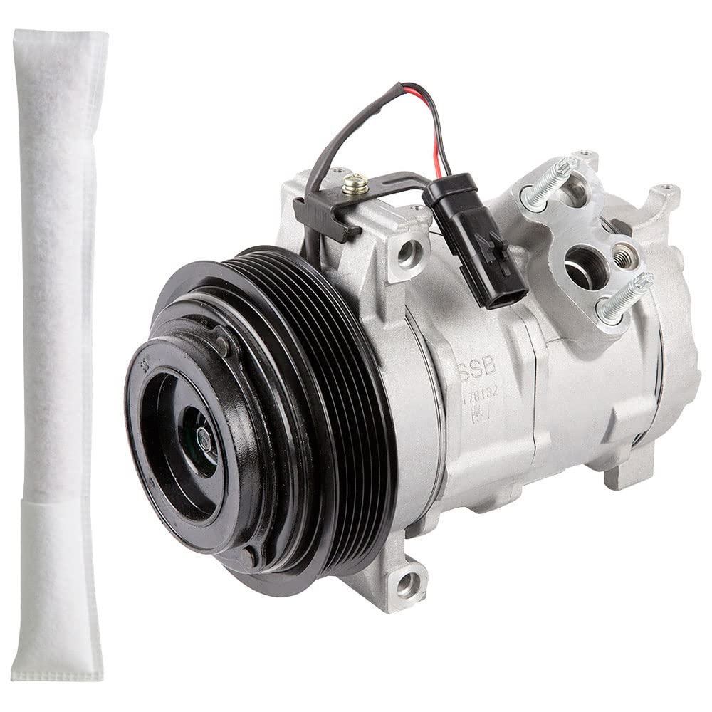 2007-2008 Chrysler Pacifica AC Compressor with A/C Drier - OEM Replacement Part 60-86455R2 - BuyAutoParts - Perfect for Summer Cooling & Auto AC Repair
