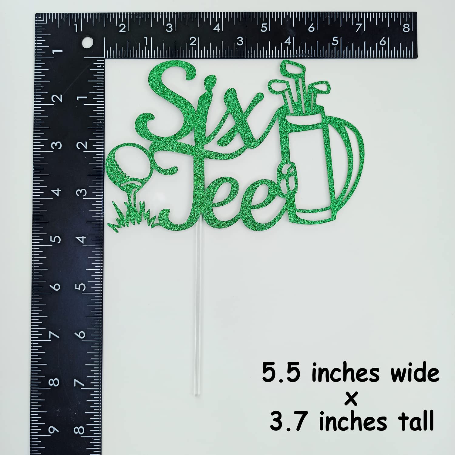 60th Birthday Cake Topper - Golf Theme Decorations for 60 Sixty Sign, Funny Golf Party Supplies & Favors for Golfer Fans | Perfect for Golf Retirement Parties, Milestone Celebrations & Sports-Themed Events