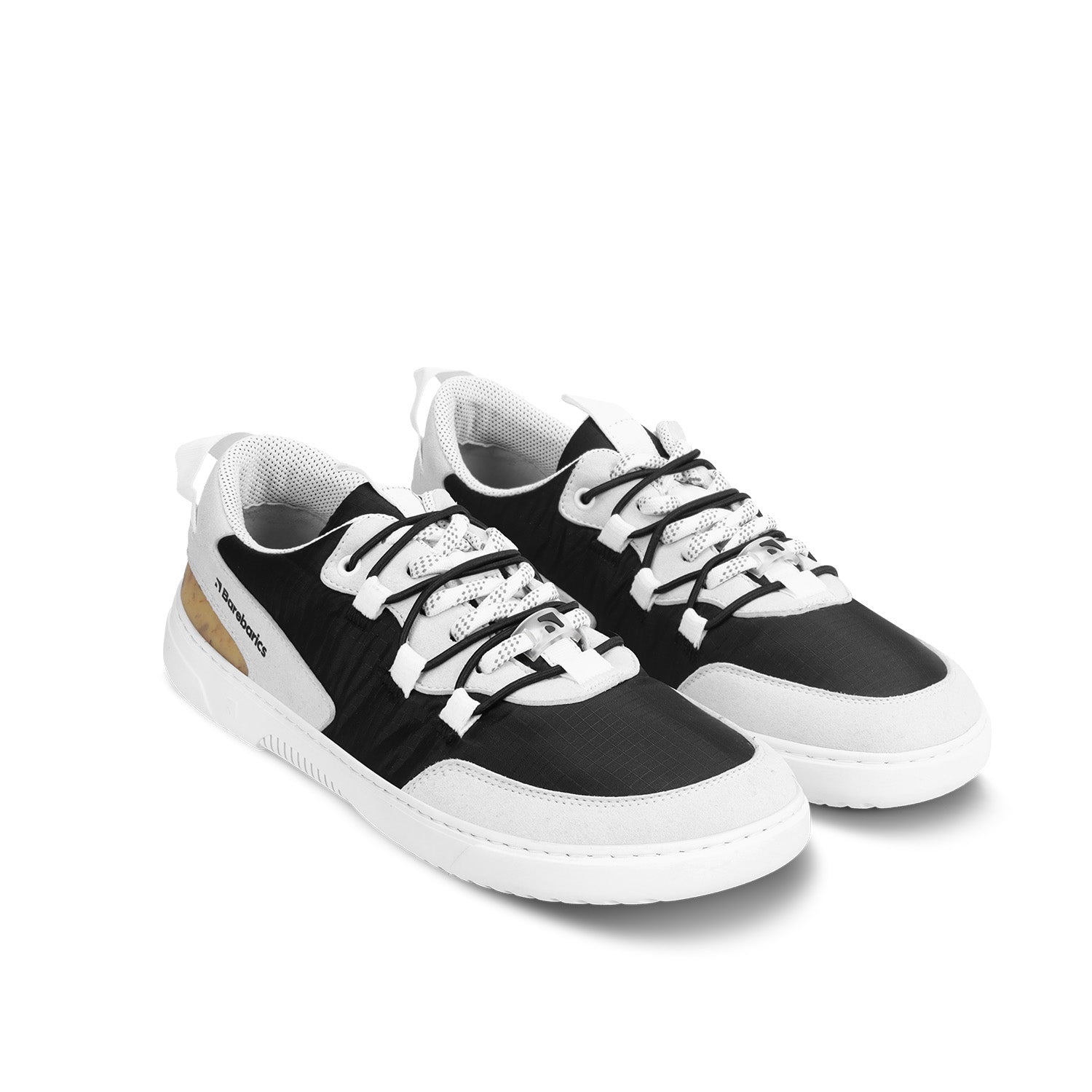 Barefoot Sneakers Barebarics Revive - Light Grey & Black Minimalist Shoes for Men & Women | Comfortable & Flexible for Running, Walking & Gym Workouts