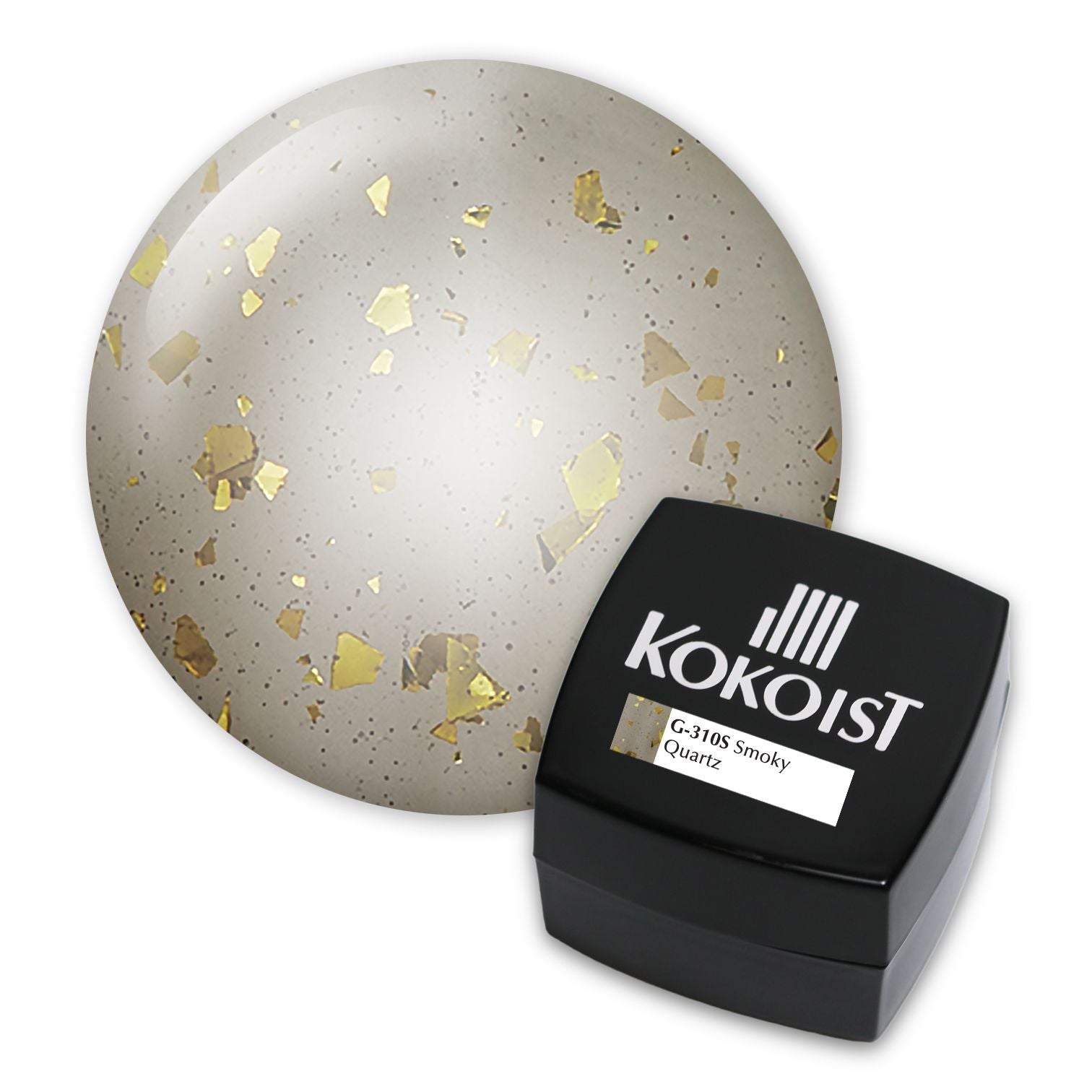 Kokoist G 310S Smoky Quartz Gel Polish - Long Lasting Nail Polish for Salon & Home Manicure - Perfect for Fall & Winter Nail Designs