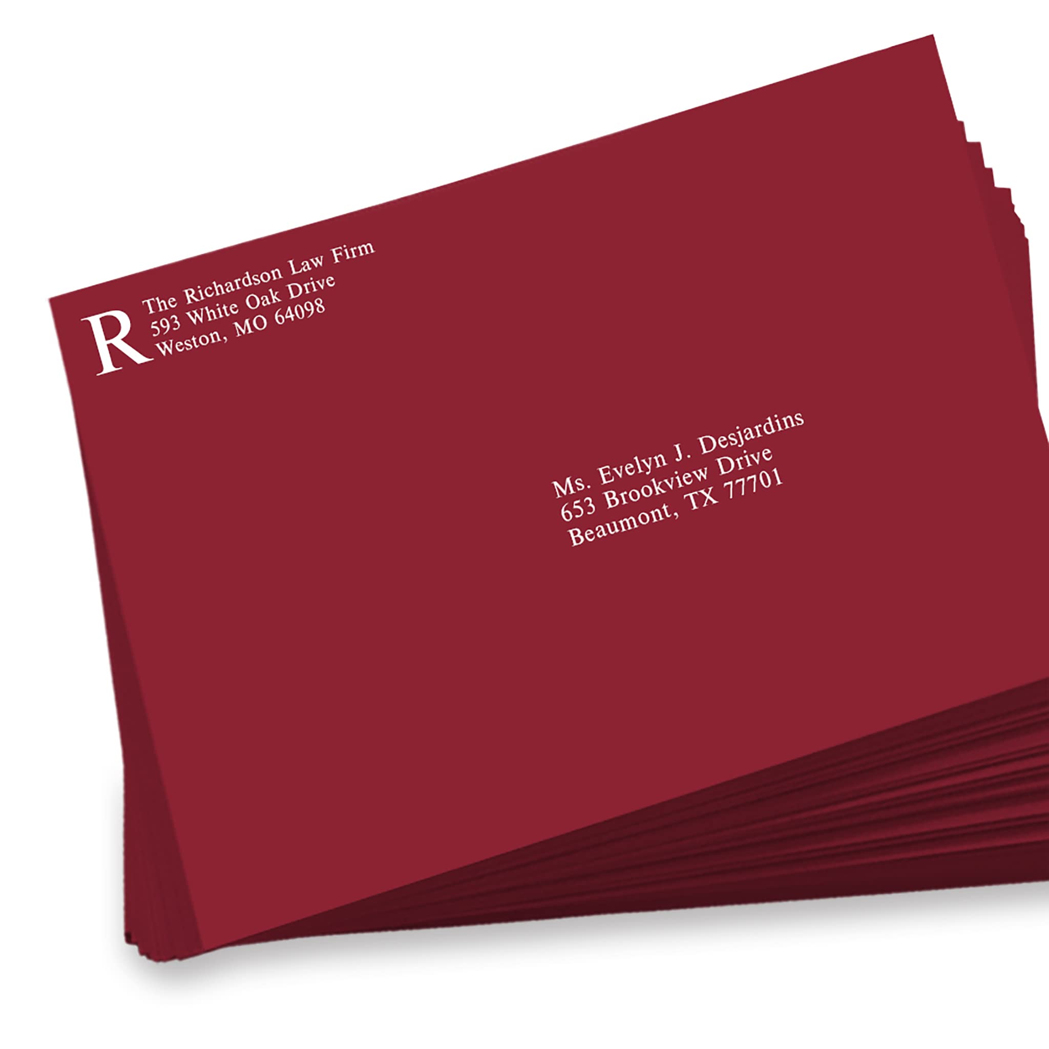 LUXPaper 9 x 12 Open End Envelopes - Self Seal Peel & Press, Garnet Red, 80lb Text Weight, Pack of 250 | Perfect for Wedding Invitations, Business Mailings & Greeting Cards