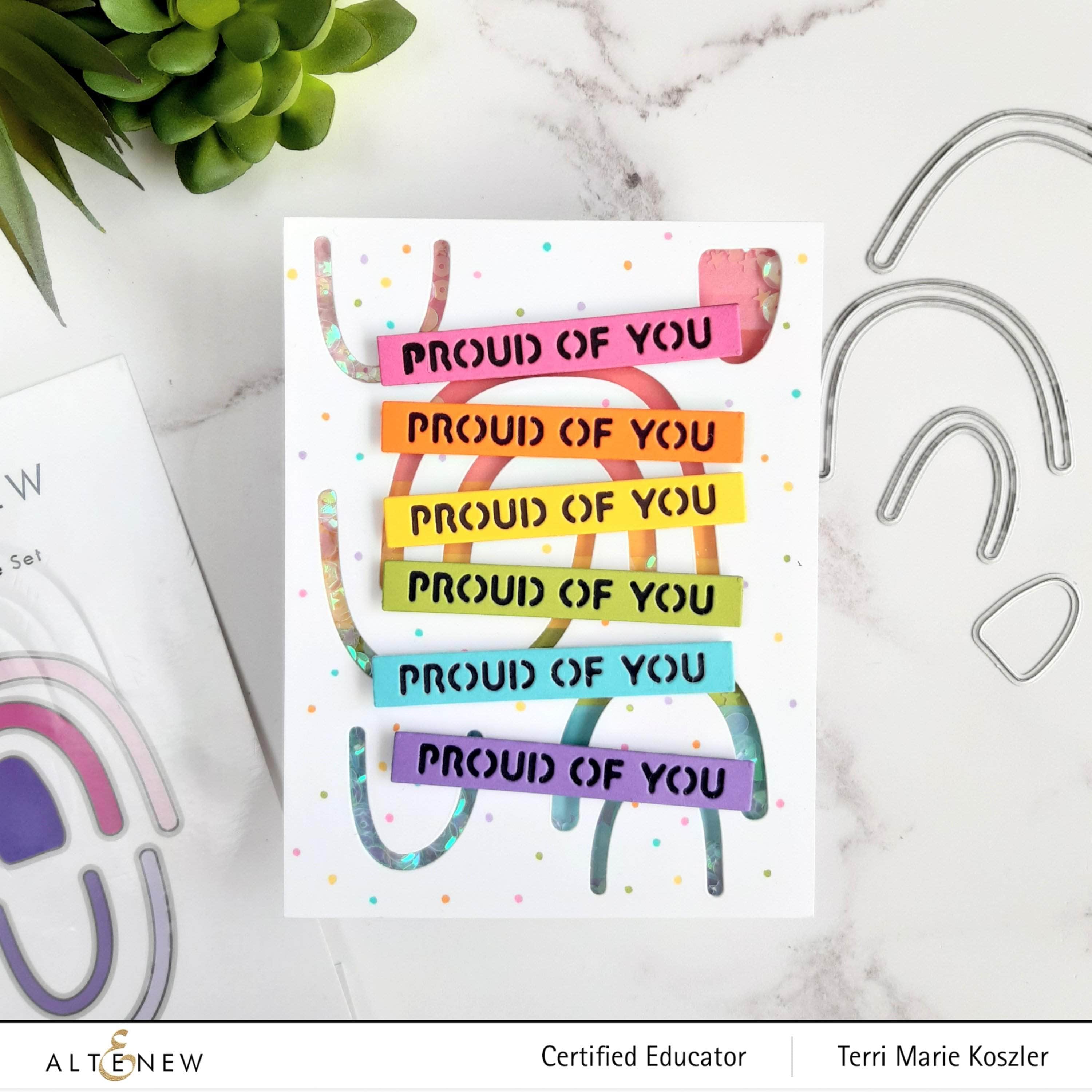 Color Bands Die Set for Scrapbooking, Card Making & DIY Crafts - Perfect for Paper Cutting, Stamping & Craft Projects