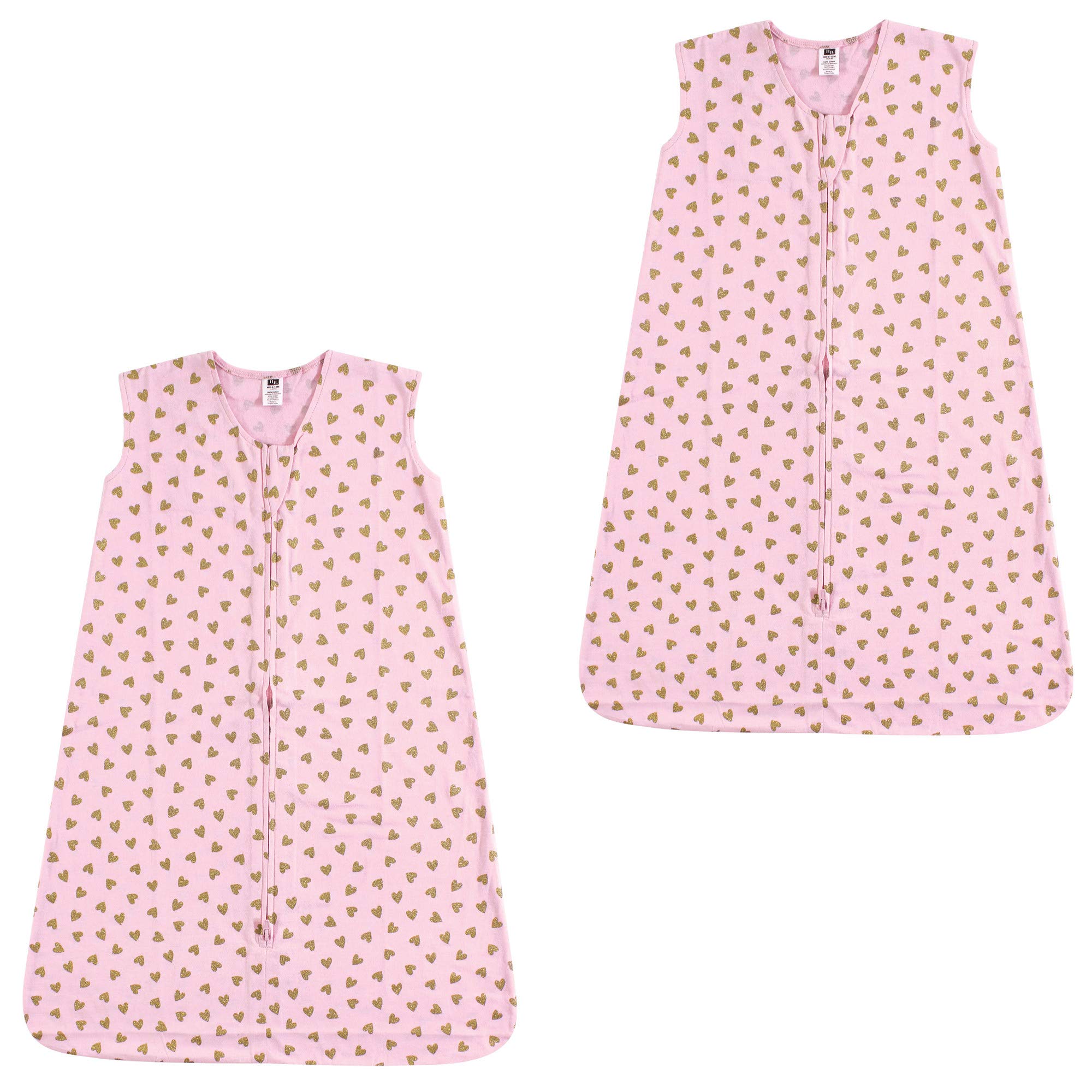 Hudson Baby Cotton Sleeveless Sleeping Bag - Cozy Unisex Wearable for Infants