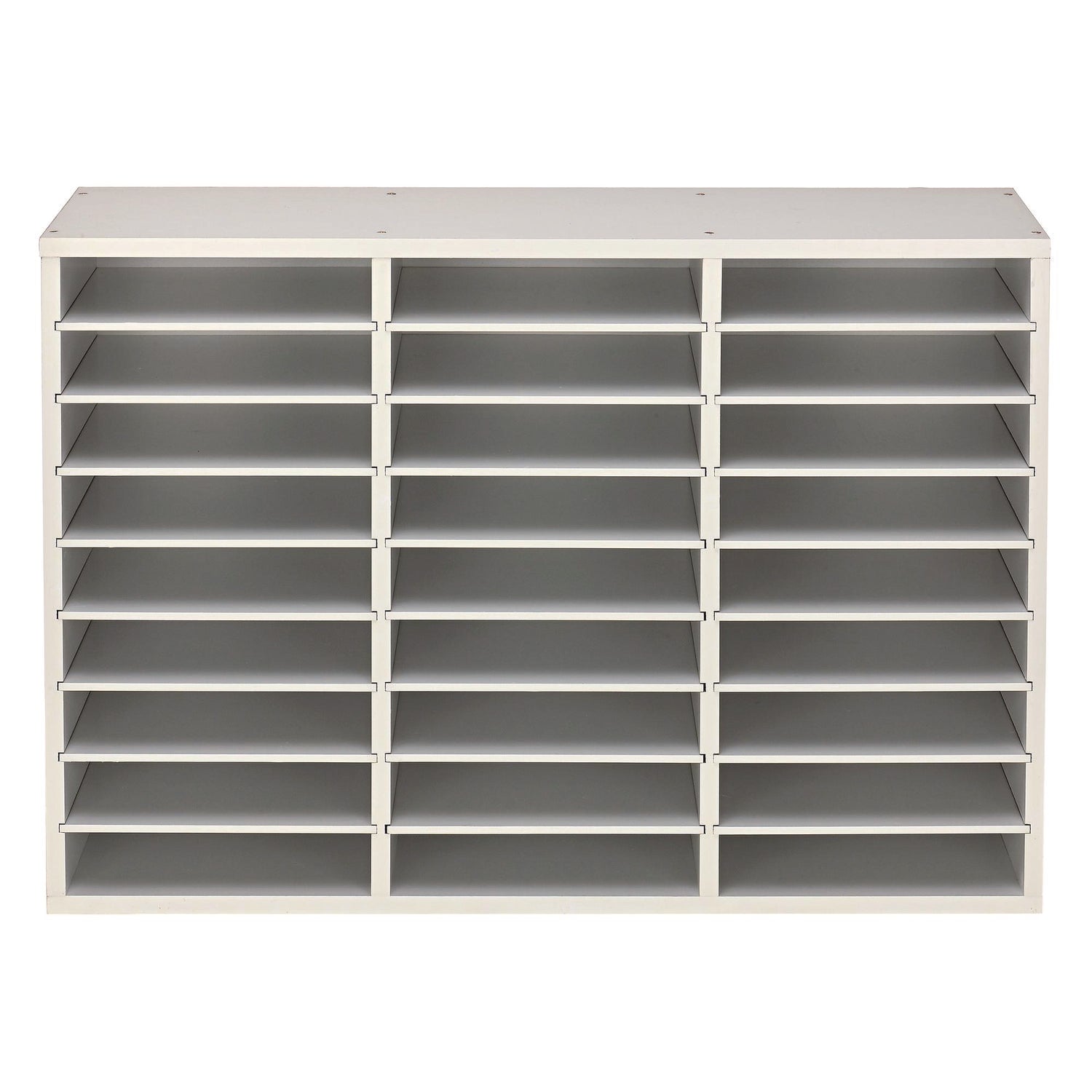 AdirOffice Wooden 27-Section Letter Size Literature Organizer - 31.49