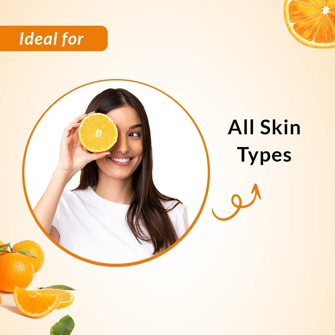 Vitamin C Foaming Face Cleanser with Brush - Brightening & Anti-Aging Facial Wash for Women & Men | Evens Skin Tone, Reduces Wrinkles & Exfoliates | 100ml | Perfect for Morning & Night Skincare Routine