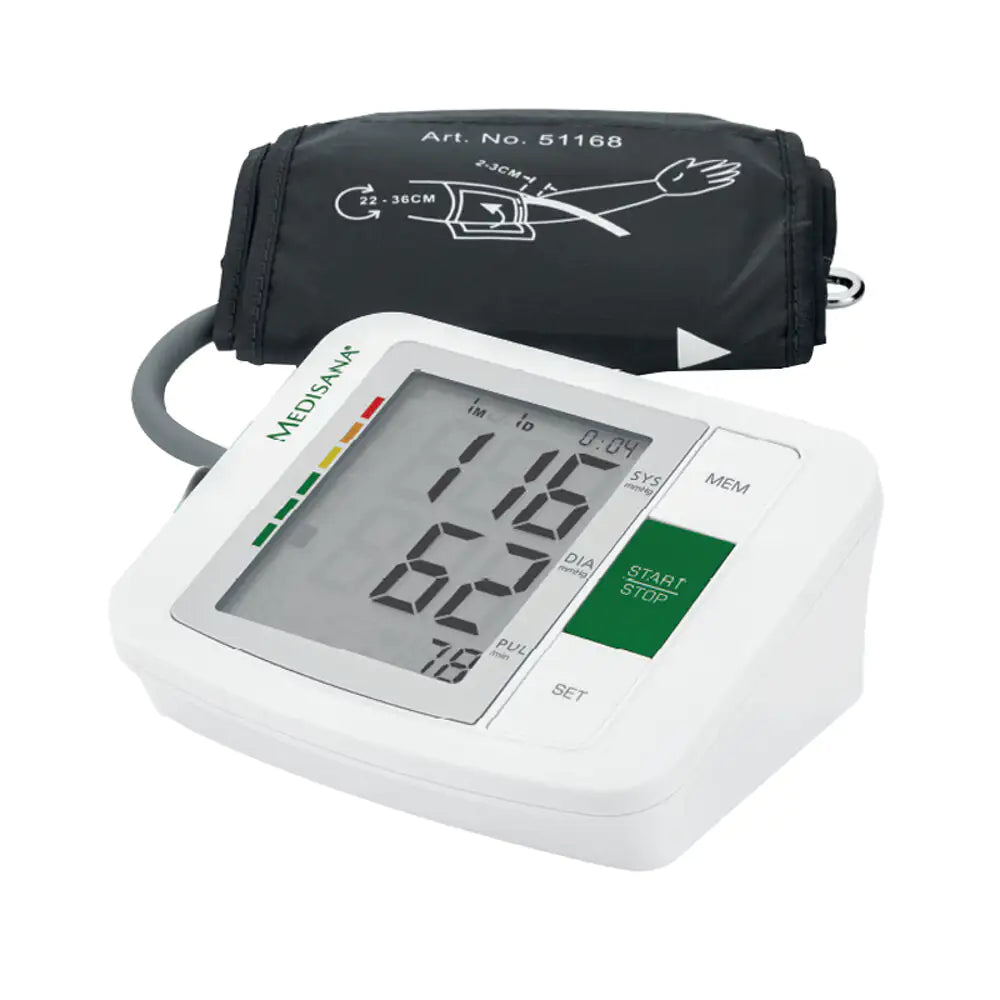 Medisana 48626 Upper Arm Digital Blood Pressure Monitor - Accurate & Comfortable for Home Use - Ideal for Hypertension & Heart Health Tracking