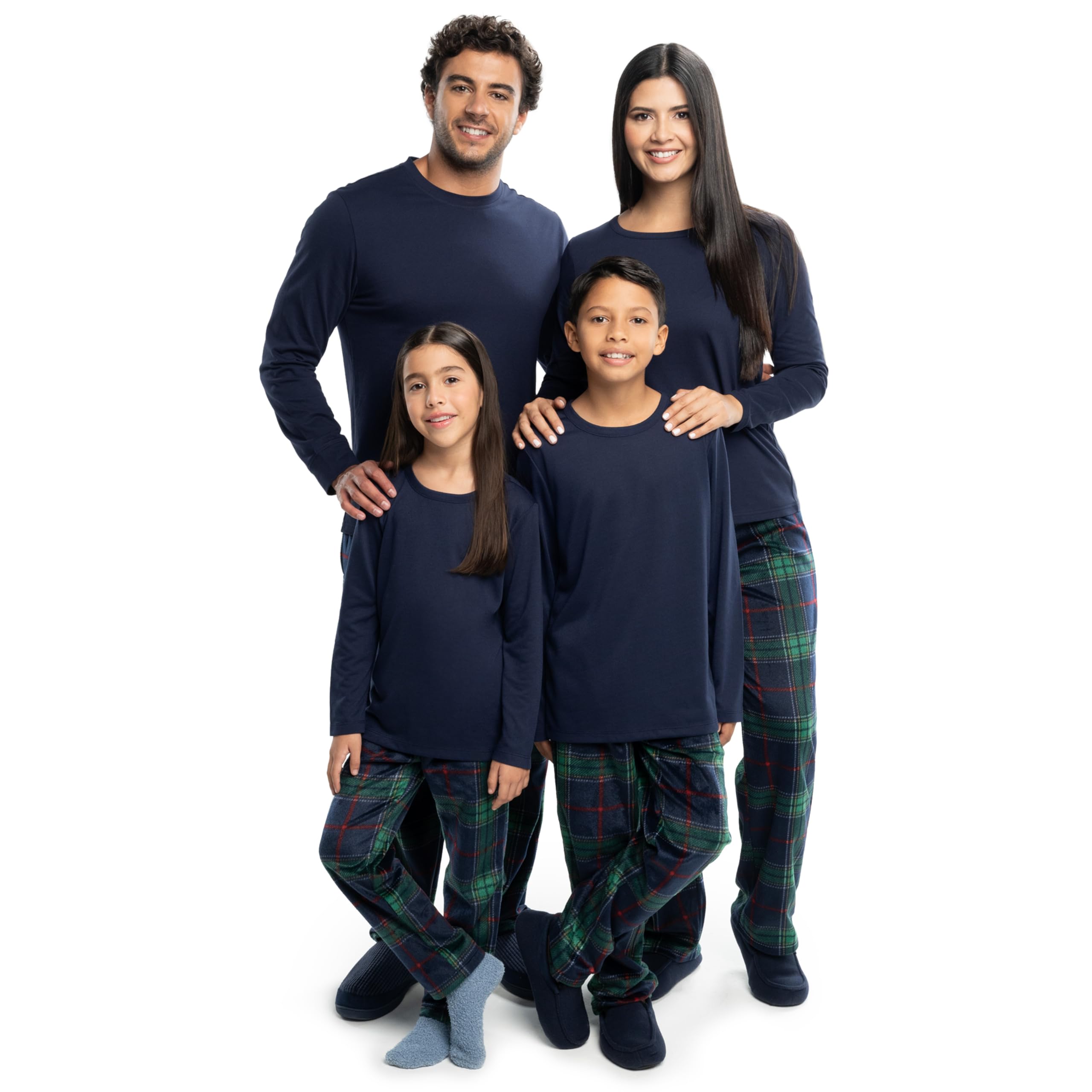 Fruit of the Loom Matching Holiday Family Pajama Set for Women, Men & Kids - Cozy Christmas Sleepwear for Family Photos & Festive Nights