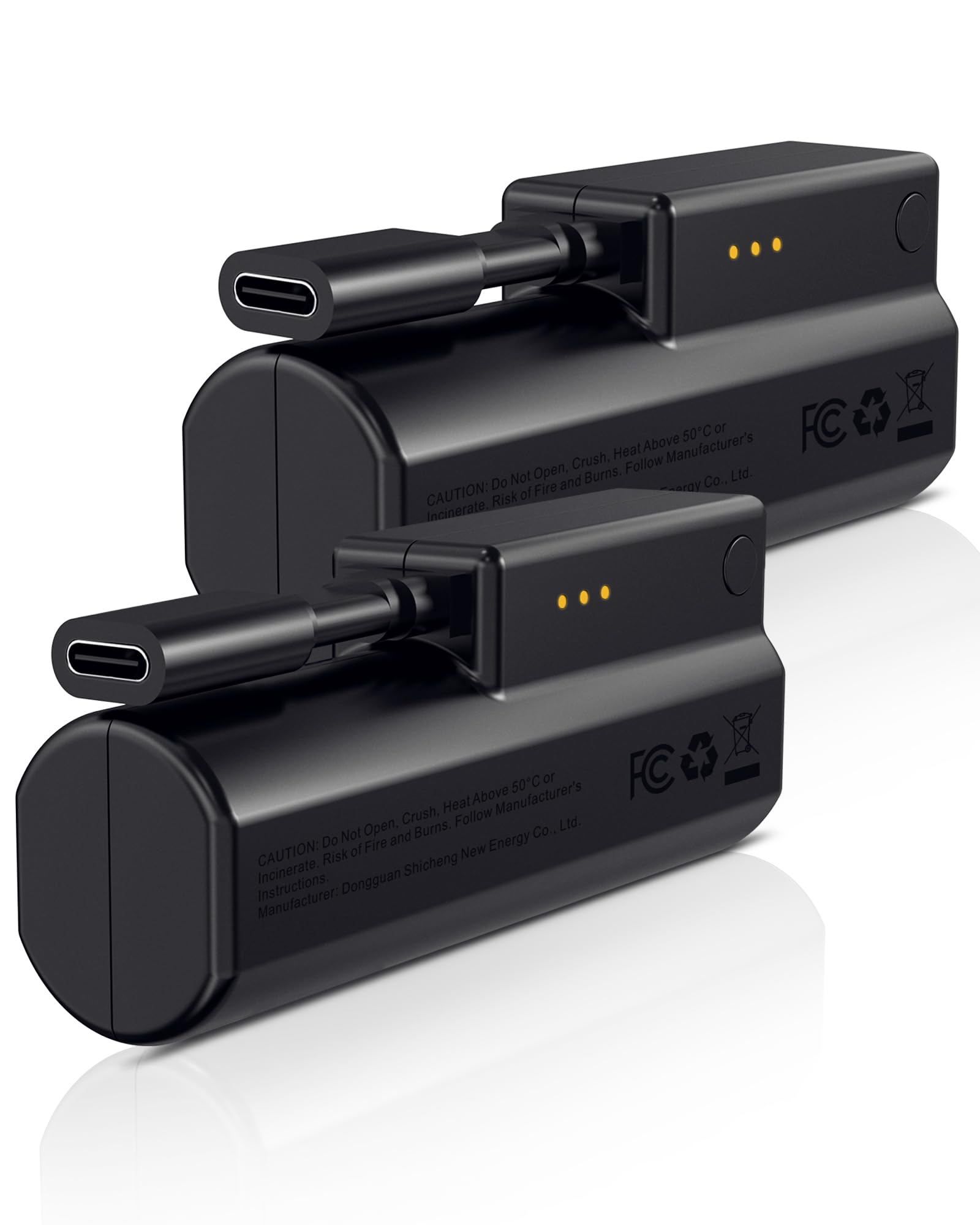 Rechargeable Li-ion Batteries for Heated Gloves & Mittens - Keep Hands Warm in Winter Outdoor Activities, Skiing, Snowboarding, and Hiking