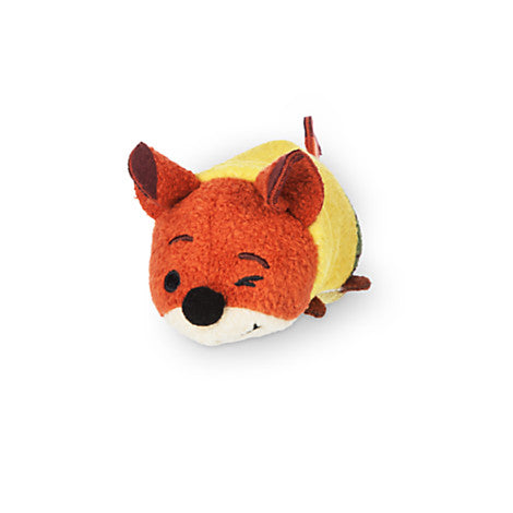 Disney Zootopia Nick Wilde Winking Tsum Tsum Mini Plush Toy - Cute Collectible Stuffed Animal for Kids, Movie Fans & Disney Lovers - Perfect for Bedroom Decor, Birthday Gifts & Car Accessories