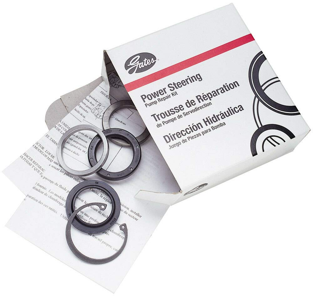 Gates 348558 Power Steering Repair Kit - High-Quality Replacement for Smooth Steering Performance | Compatible with Various Car Models | Ideal for DIY Auto Repairs and Professional Mechanics