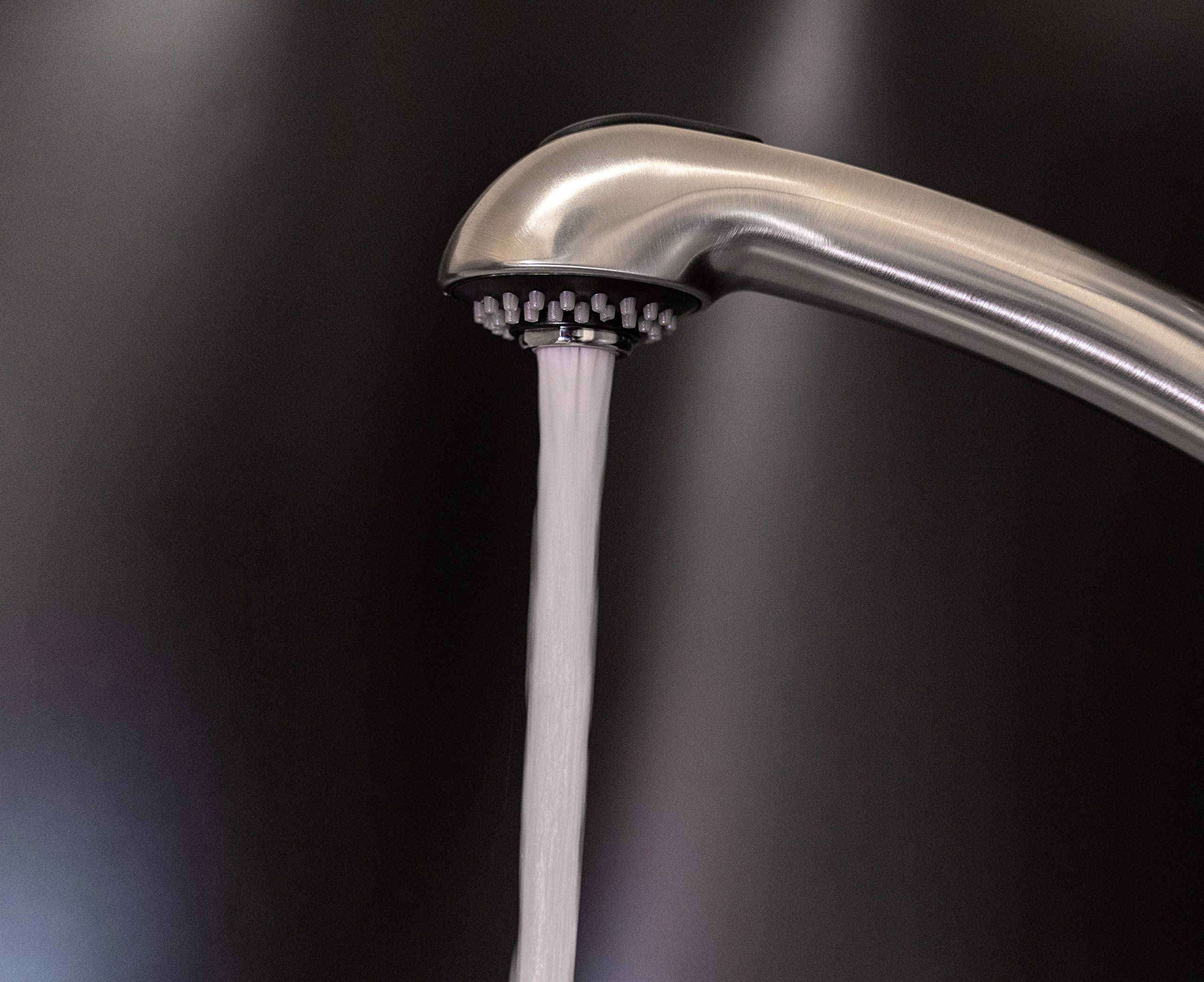 Durable RV Pull-Out Kitchen Faucet - Brushed Nickel for Sinks & RVs