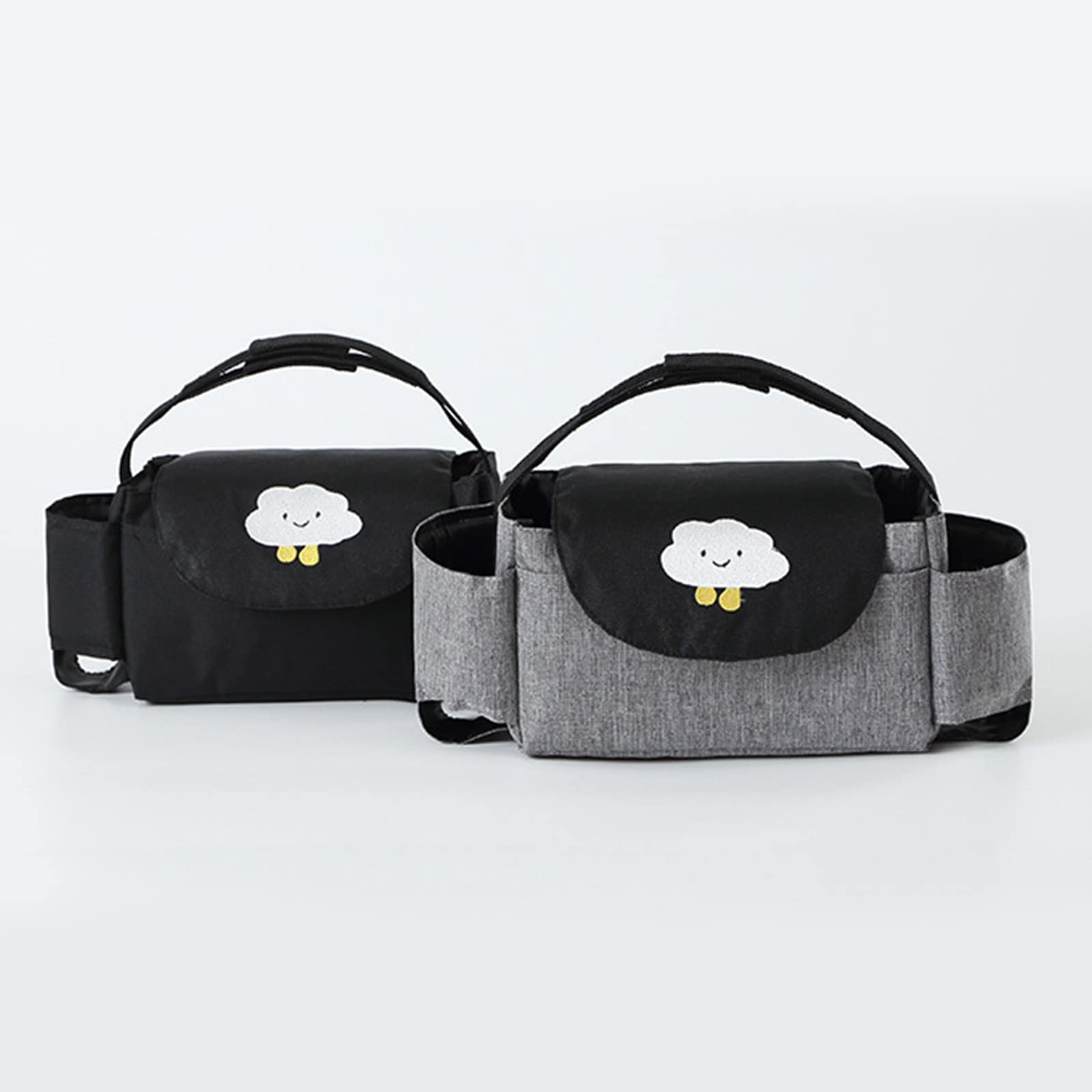 Lightweight Stroller Cup Holder - Insulated Drink & Snack Storage Bag for Baby Pram, Pushchair, Wheelchair - Perfect for On-the-Go Parents, Outdoor Walks & Travel Accessories