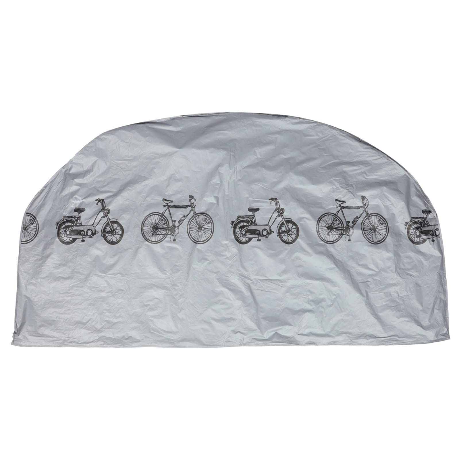 Waterproof Motorcycle Cover for Outdoor Use - Heavy Duty Bike Protector with UV Protection (Grey) - Perfect for Parking, Storage & Travel