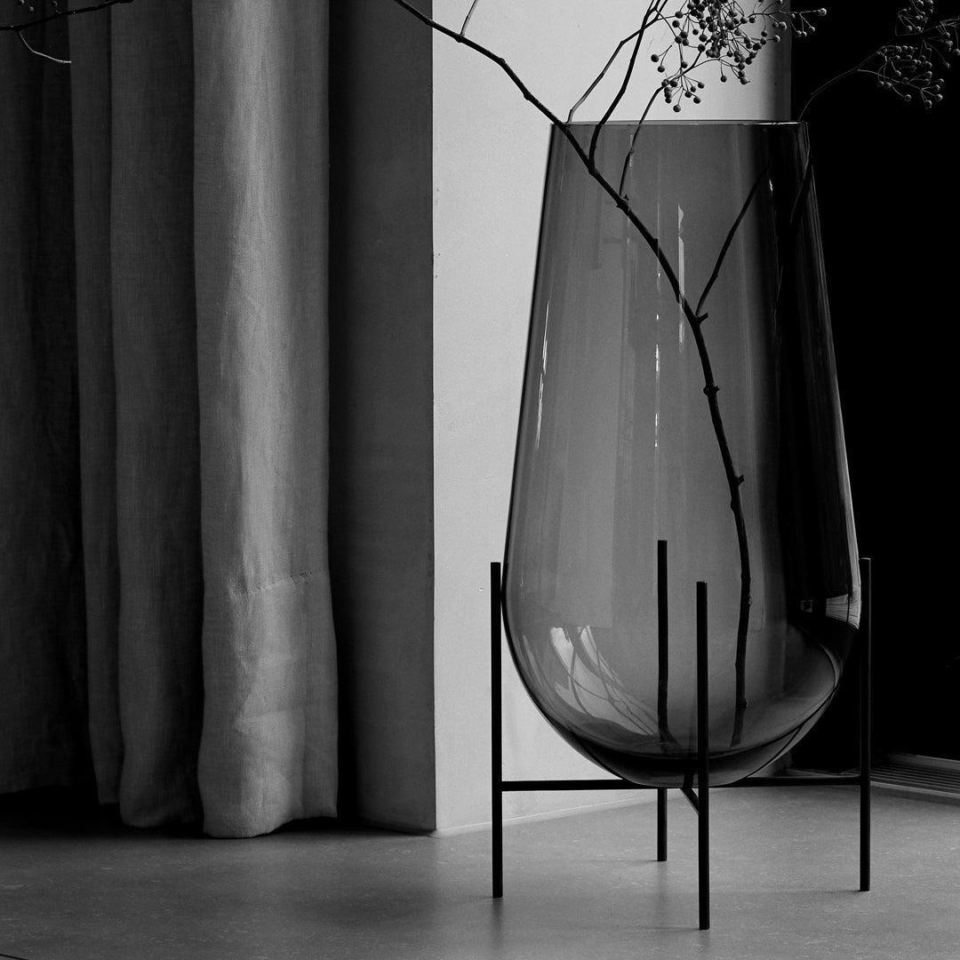 Theresa Arns Echasse Vase - Modern Ceramic Home Decor for Dining Table, Living Room & Office - Perfect for Flowers, Centerpieces & Interior Design