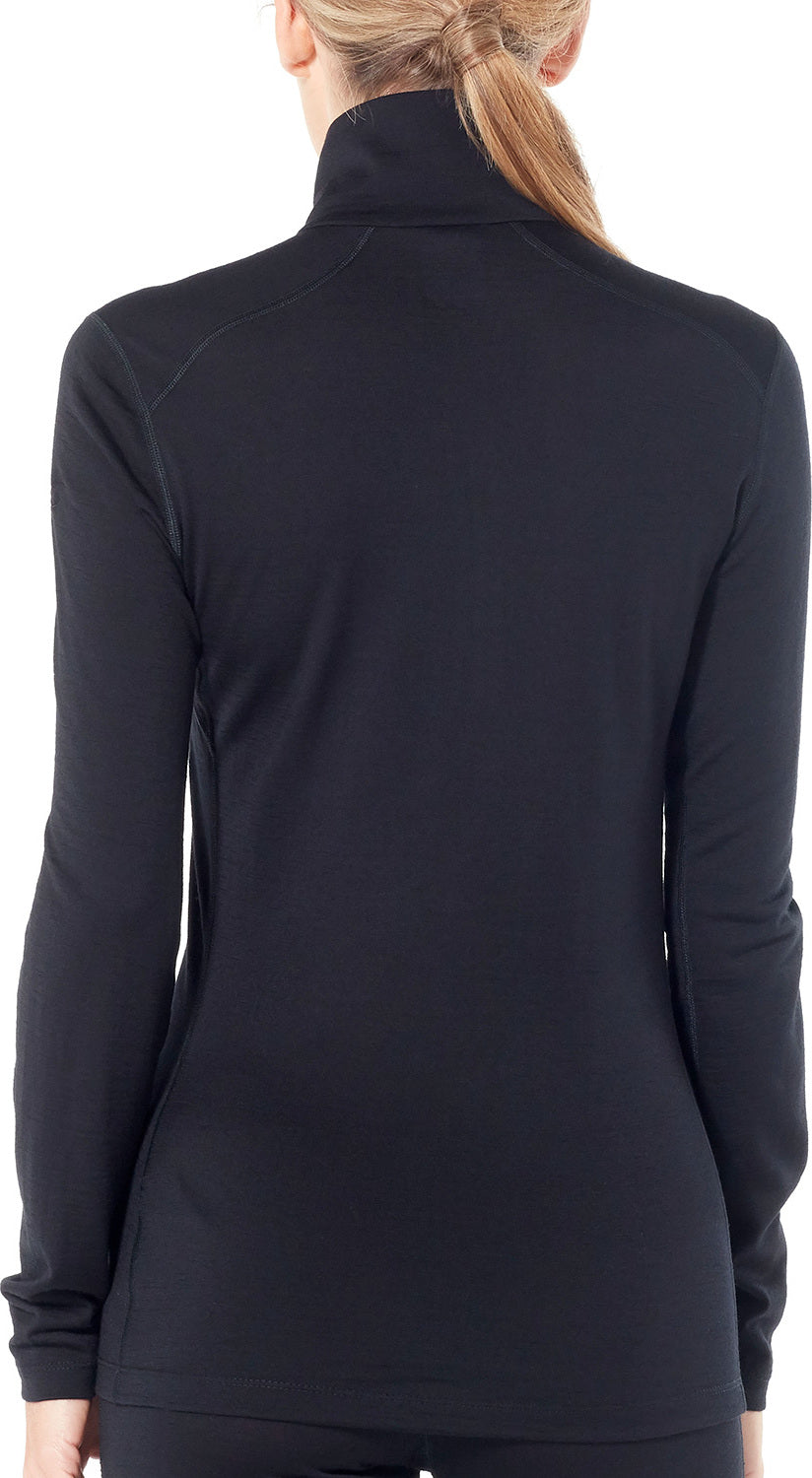 200 Oasis Women's Long Sleeve Half Zip Pullover - Comfortable Thermal Knit Top for Outdoor Hiking, Casual Wear & Winter Layering