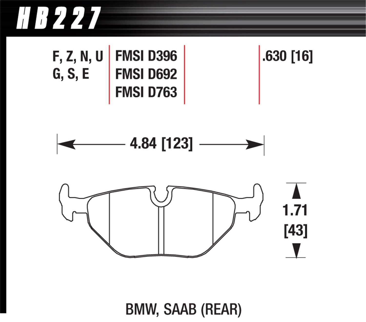 HB227B.630 HPS 5.0 High Performance Street Brake Pads - Premium Ceramic Brake Pads for Cars, Trucks & SUVs - Perfect for Daily Driving, Commuting & City Traffic