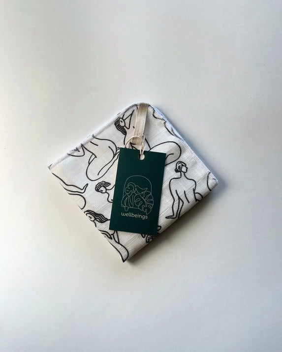 Gentle Exfoliating Face Towel & Muslin Face Cloth for Sensitive Skin - Soft Bamboo Fiber Facial Cleansing Cloth for Daily Skincare & Makeup Removal