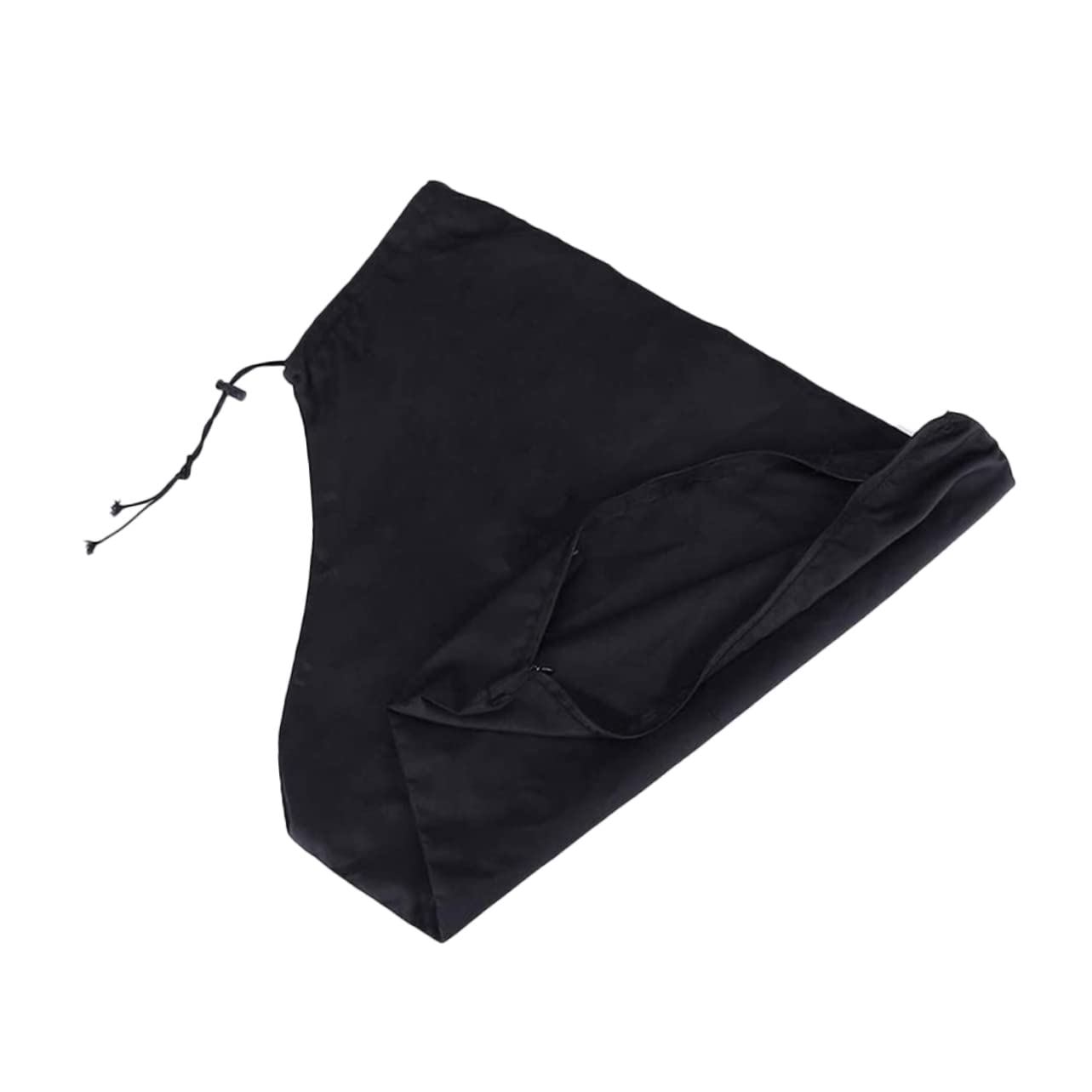 **1pc Lawn Mower Vacuum Storage Bag with Zipper - Black Oxford Cloth Leaf Blower Bag for Fallen Leaves, Dust & Yard Waste | Perfect for Outdoor Lawn Care, Gardening & Leaf Cleanup**