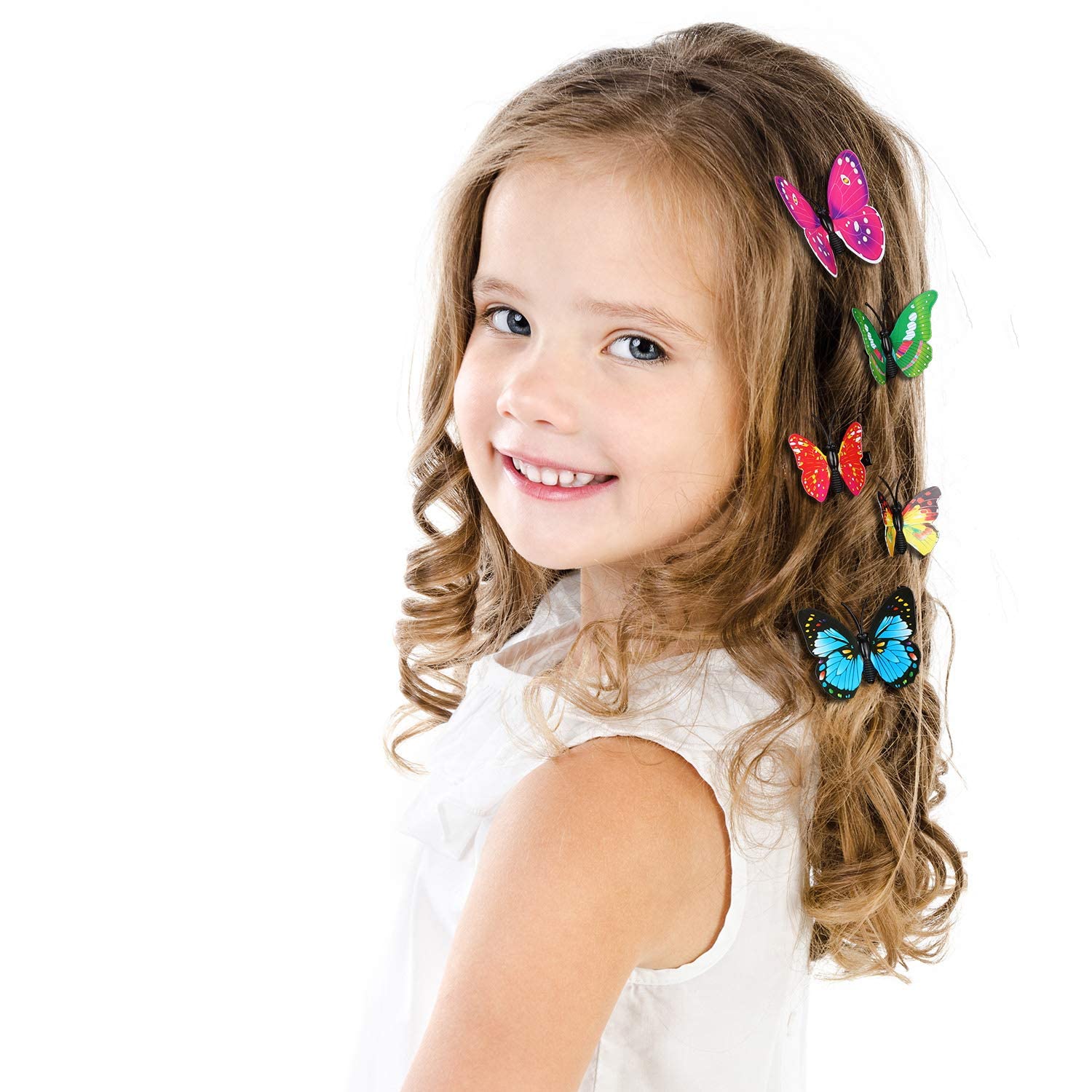 Colorful Butterfly Hair Clips for Girls - Baby Hair Accessories for Parties & School