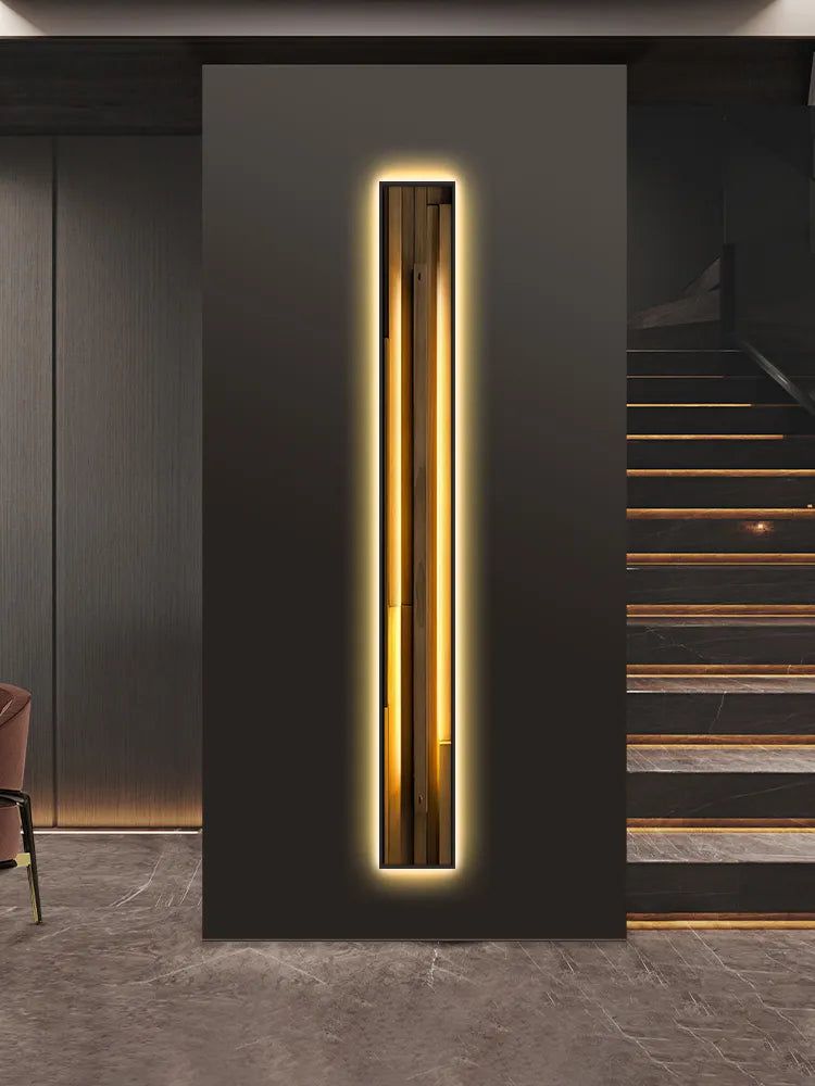 Modern LED Panel Wall Lamp - Abstract Porch Art Light Fixture for Outdoor & Indoor Decor | Perfect for Patio, Garden, Living Room, and Entryway Lighting