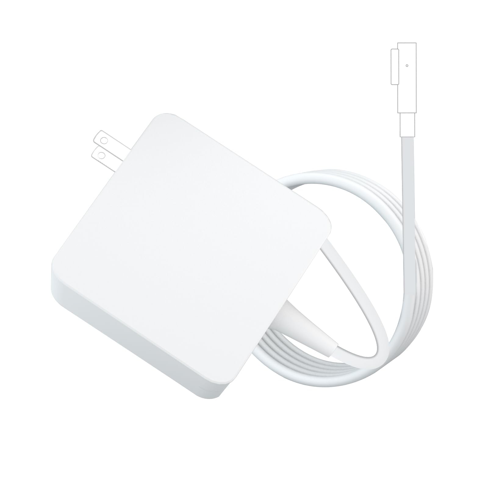 Original MacBook Pro Charger 85W Replacement Power Adapter with L-Tip - Compatible with 15