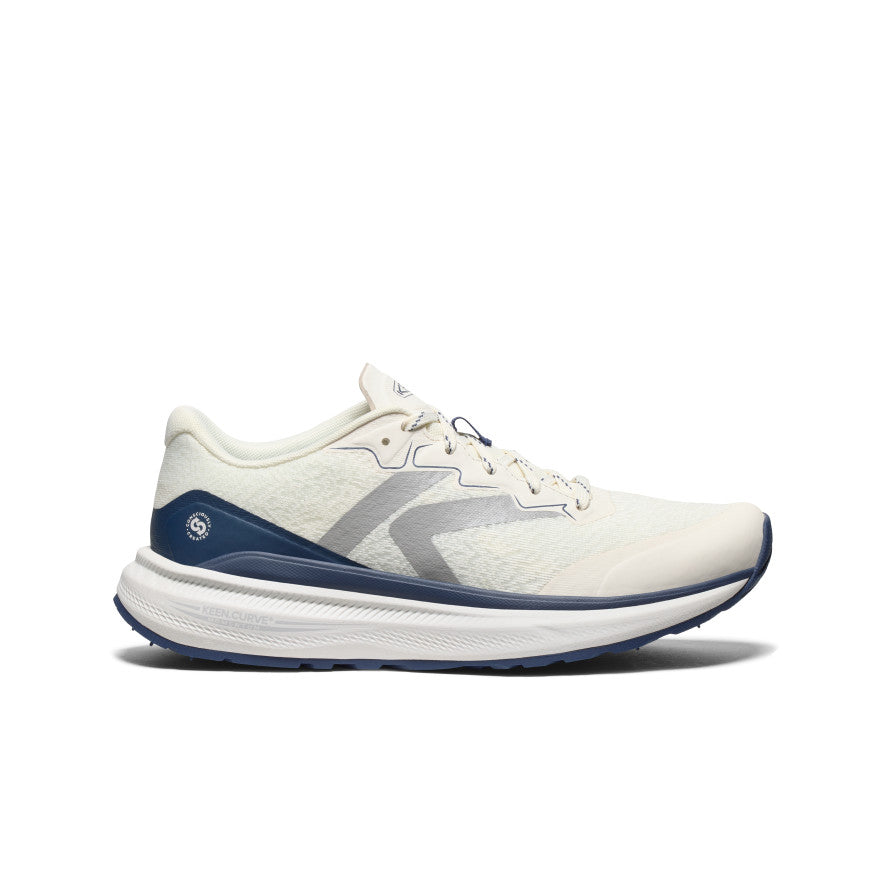 Men's WK500 Walking Shoes - Comfortable Athletic Sneakers for Men | Star White/Navy Blue | Perfect for Walking, Jogging & Casual Wear
