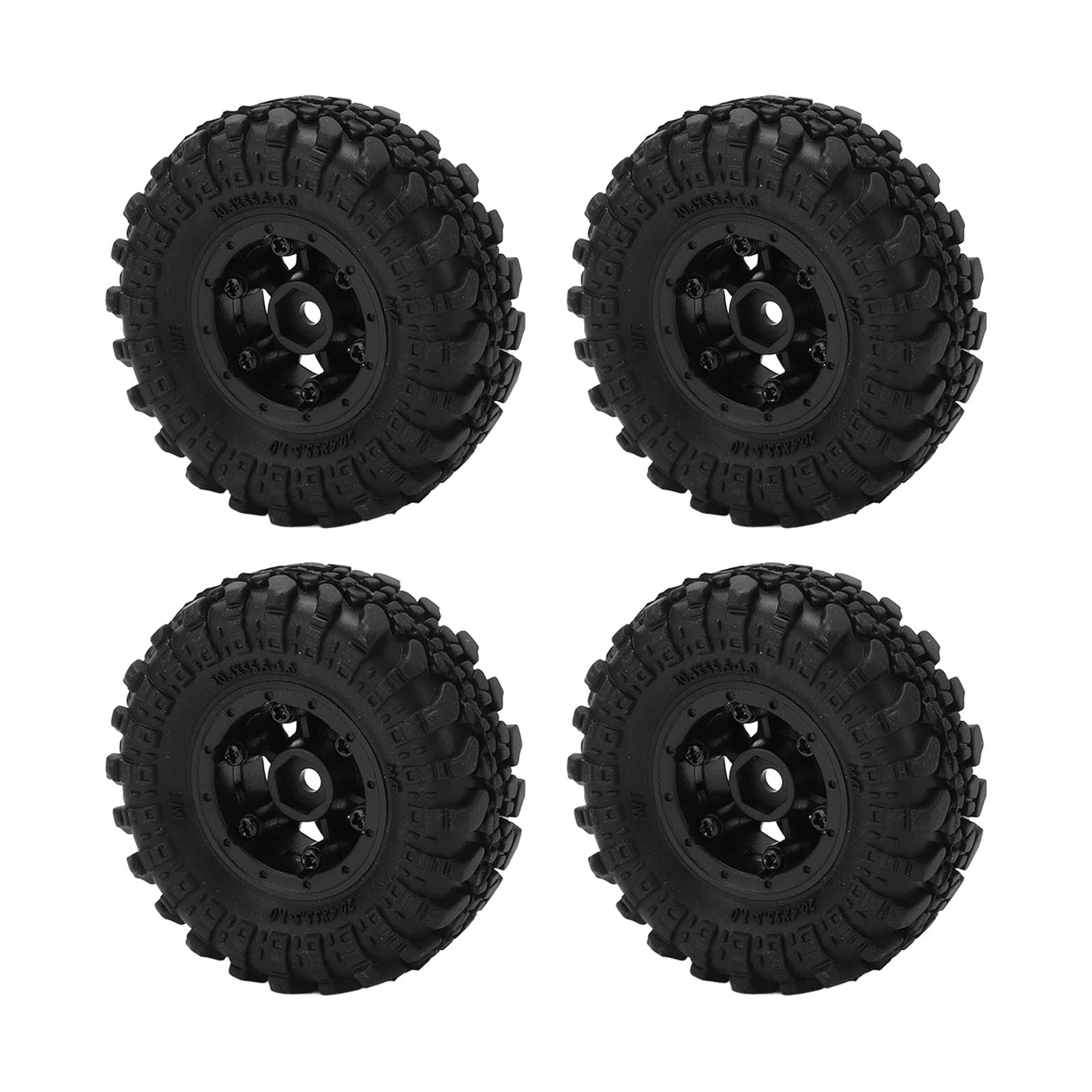 Astibym 1/24 Scale RC Tires Set - High Performance Durable Wheels with Strong Cushioning & Excellent Grip for RC Car Racing - Perfect for Off-Road, Drifting & Model Car Accessories