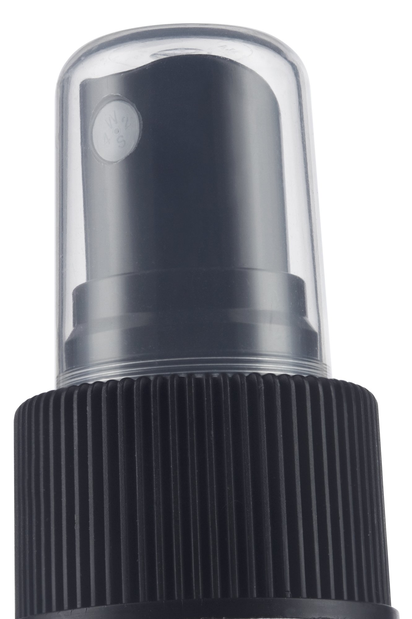 JUVITUS 12-Pack 2 oz Frosted Amber Glass Boston Round Bottles with Black Fine Mist Spray & Funnel - Perfect for Essential Oils, Perfumes, DIY Beauty Products and Travel Size Liquids