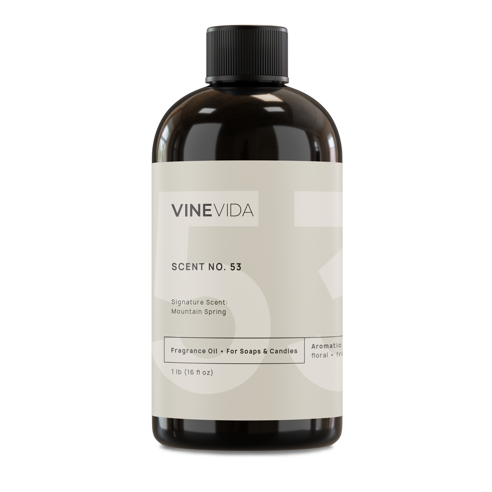 NO. 53 Fragrance Oil for Soaps & Candles - Mountain Spring Scent | Essential Oil for DIY Bath & Body Products, Home Fragrance, Aromatherapy | Fresh Outdoor-Inspired Scent for Relaxation & Stress Relief