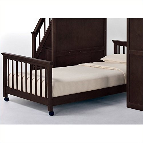 Hillsdale Schoolhouse Solid Wood & Veneer Full Size Kids Bed in Chocolate Brown - Perfect for Children's Bedrooms & Playrooms