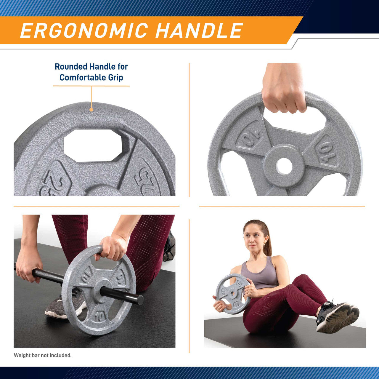 25lb Standard Size Grip Plate B5G FAMILY | B5G 5525 - Weight Plate for Home Gym, CrossFit & Strength Training - Perfect for Deadlifts, Squats & Functional Fitness Workouts