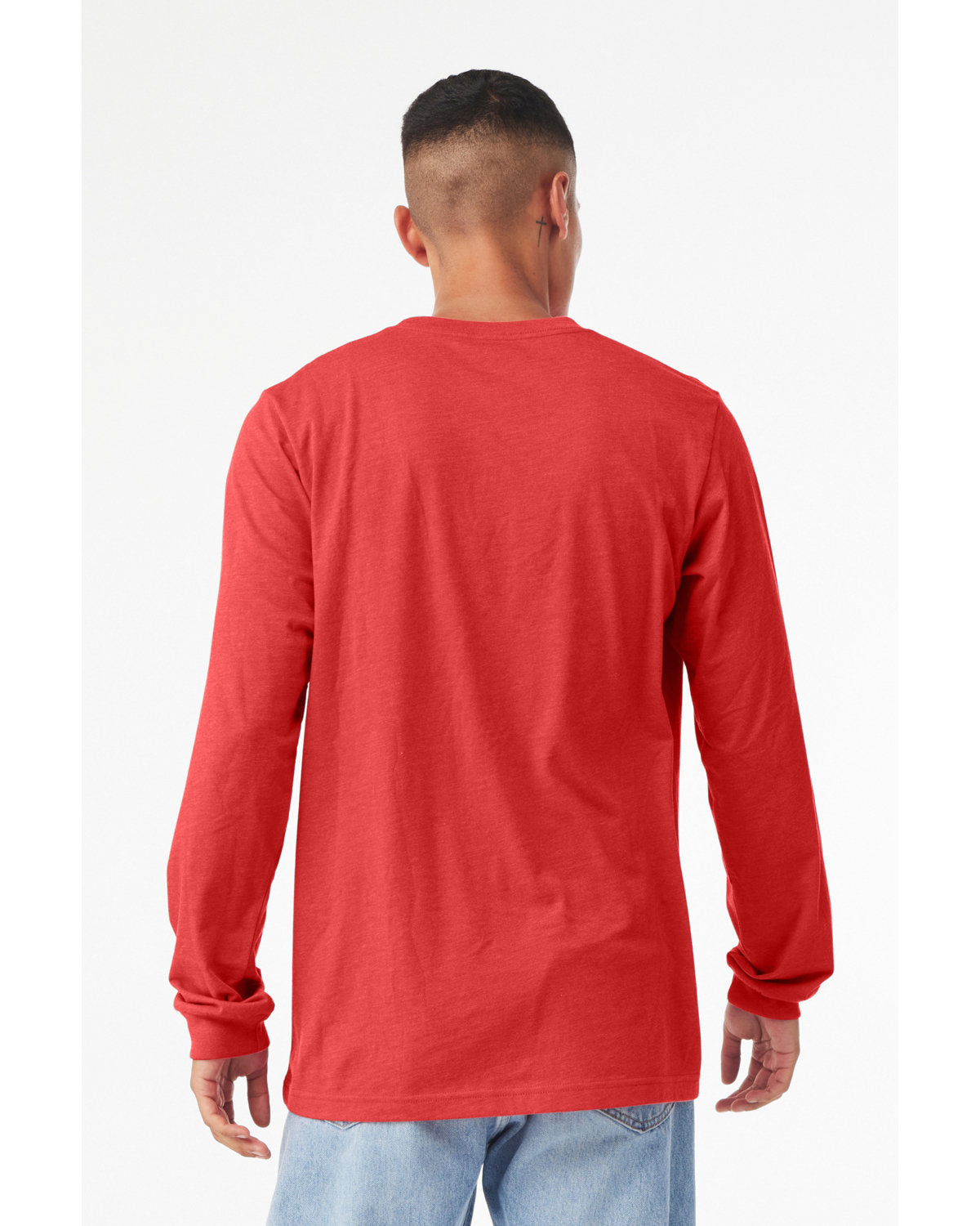 Bella + Canvas 3501CVC Unisex Long Sleeve T-Shirt - Soft CVC Jersey Crew Neck Tee for Men & Women - Perfect for Layering, Workouts, and Everyday Casual Wear