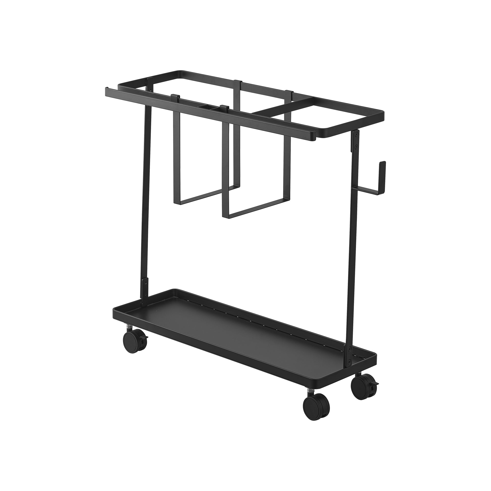 Steel Fitness Equipment Storage Cart - Heavy Duty Organizer for Dumbbells, Yoga Mats & Gym Gear - Perfect for Home & Commercial Gyms