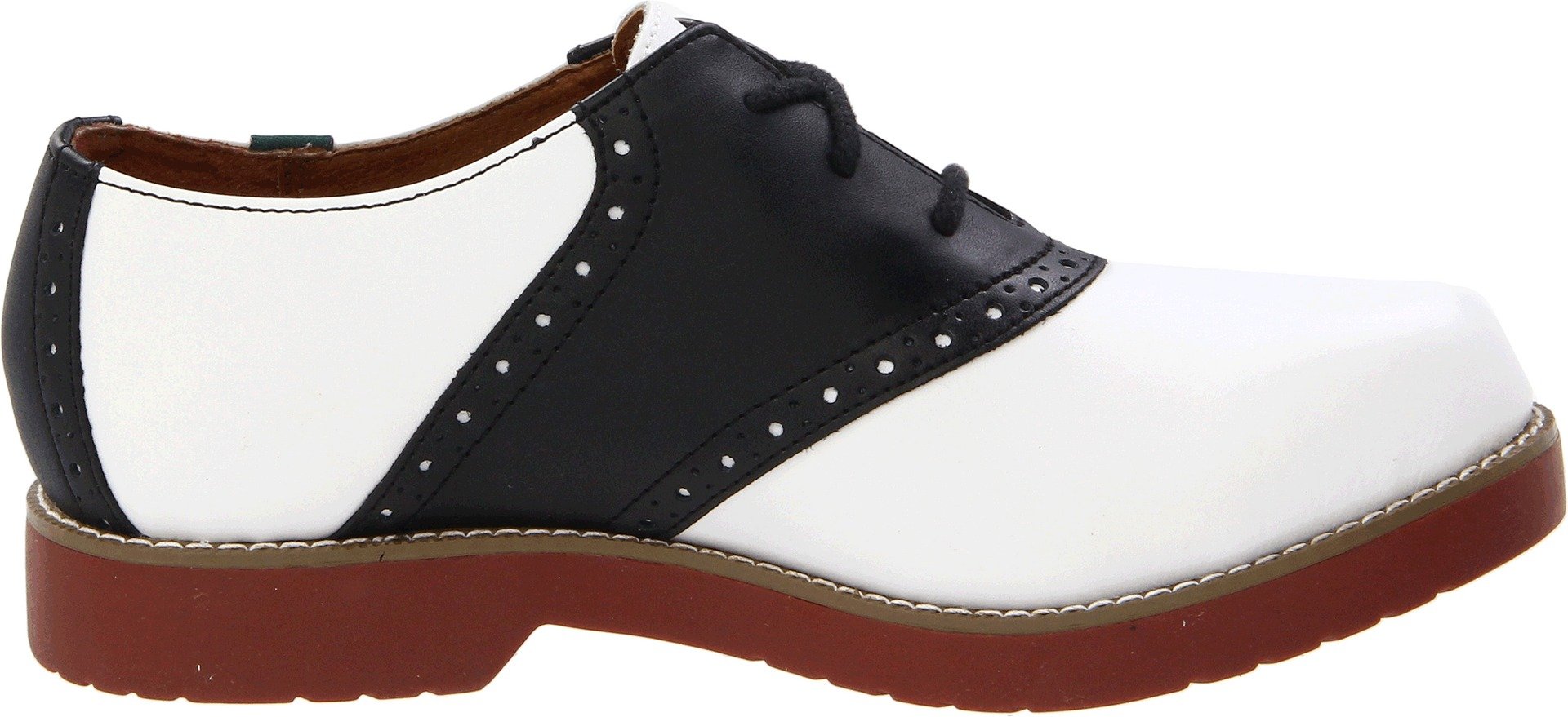 Women's Saddle Oxford Shoes for School - Classic Comfortable Leather School Uniform Shoes for Girls & Teens - Perfect for Classrooms, Office Work & Formal Occasions