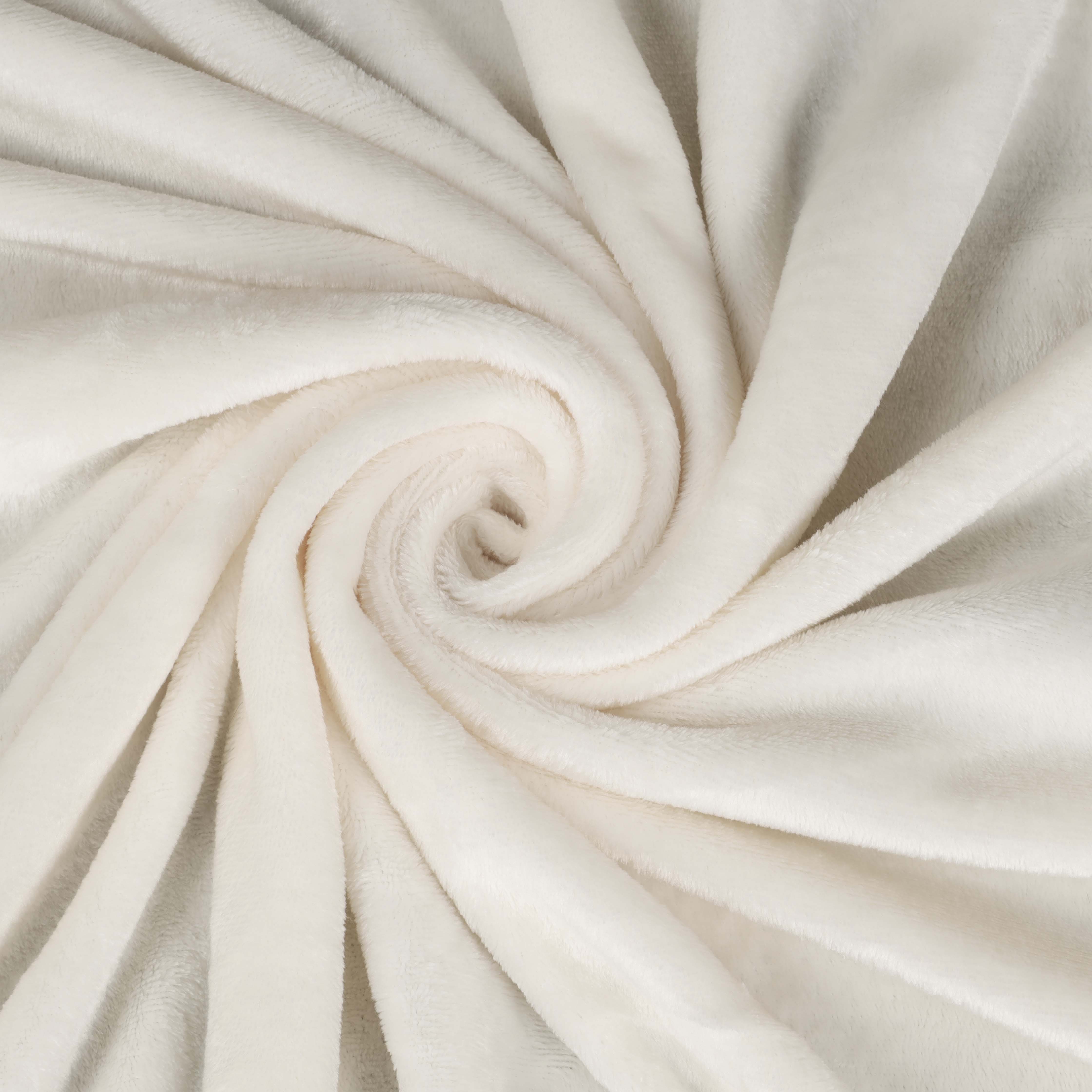 Soft Fleece Plush Blanket - Medium Weight Fluffy Cozy Throw for Couch, Bed & Home Decor - Perfect for Winter, Gifts & Relaxation