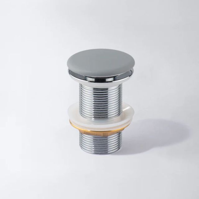 Eight Quarters Concrete Pop Up Waste Drain Cover - Grey | Outdoor Garden & Patio Drainage Solution