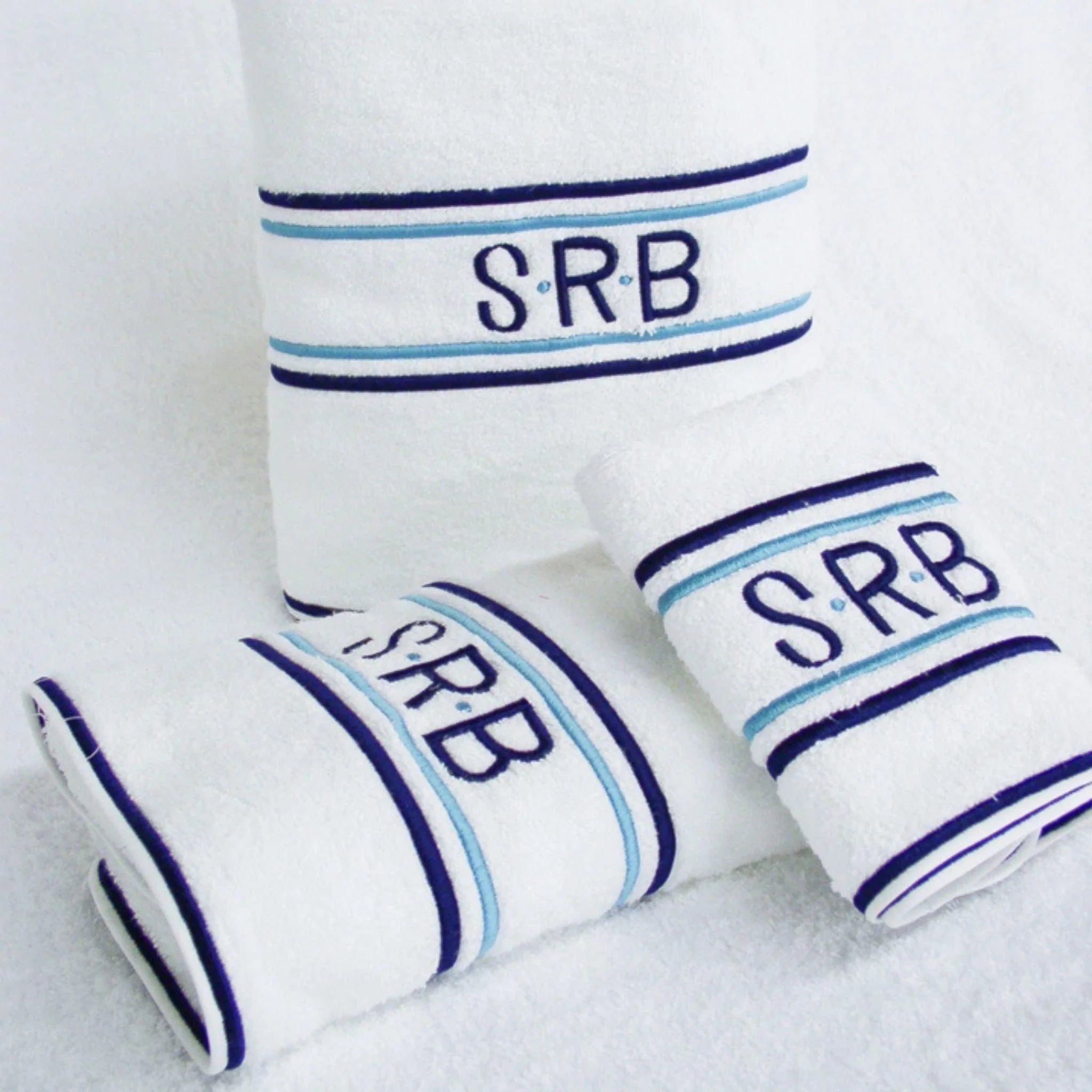 Premium Striped Beach Towels - Soft, Quick-Dry & Absorbent - Perfect for Pool, Beach, Gym & Travel - Club Stripes Collection