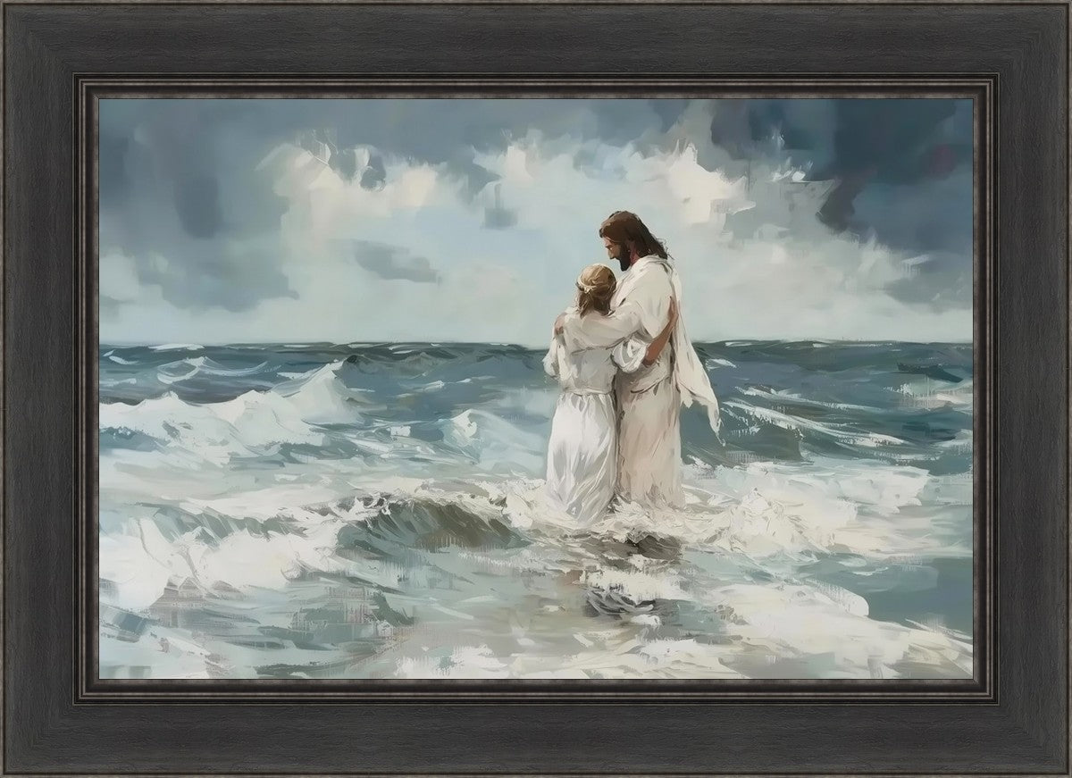 Be Still By Gabriel Heaton - Inspirational Christian Wall Art Decor for Home, Office & Church - Perfect for Prayer Rooms, Bedrooms & Gifts