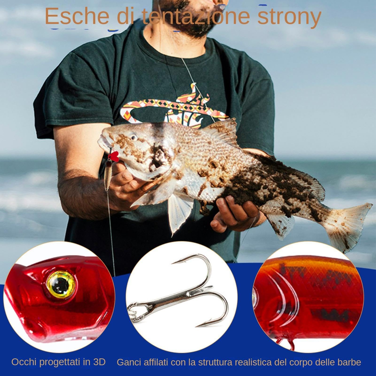 24-Piece Fishing Advent Calendar Countdown - Christmas Bait Set for Anglers | Perfect Holiday Gift for Family & Friends | Fun Countdown to Christmas for Fishing Enthusiasts
